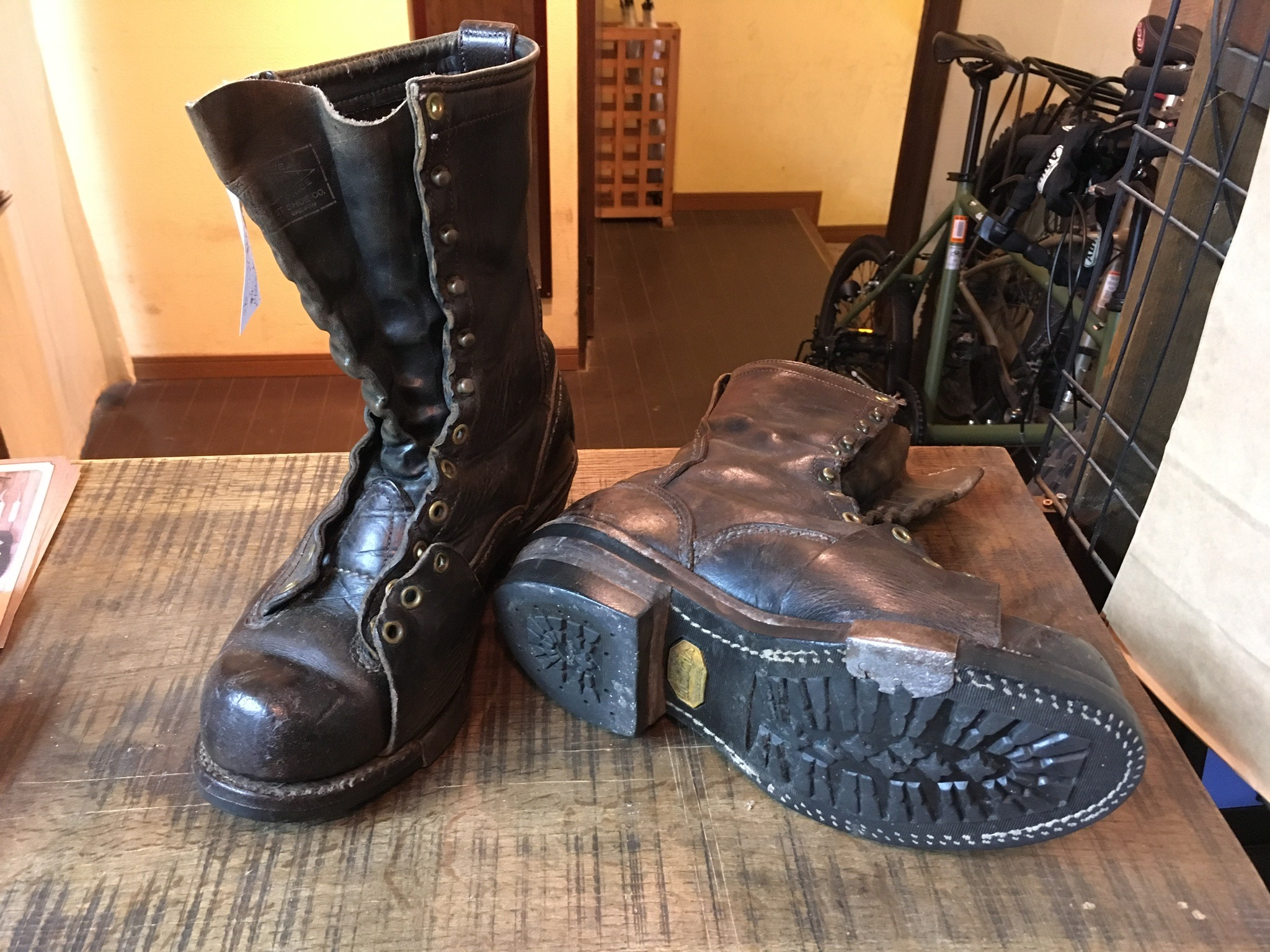 WESCO 50's～ ネイルダウン ハイライナー vibram#4014ソールカスタム