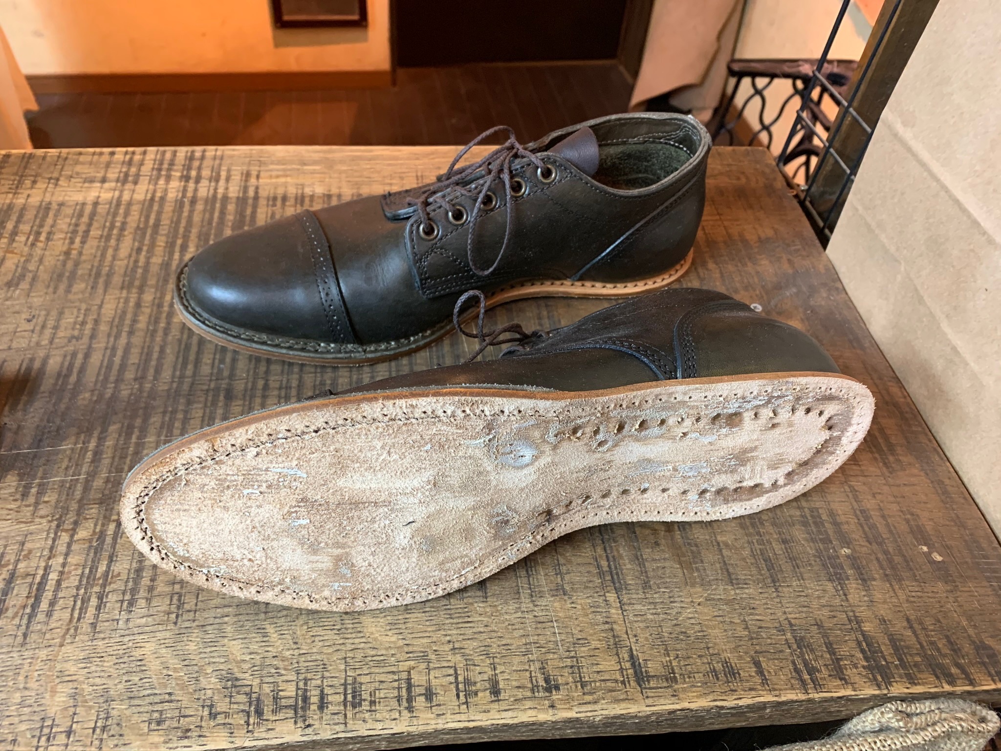 Viberg (ヴァイバー) キャップトゥオックスフォード vibram#2021ソール