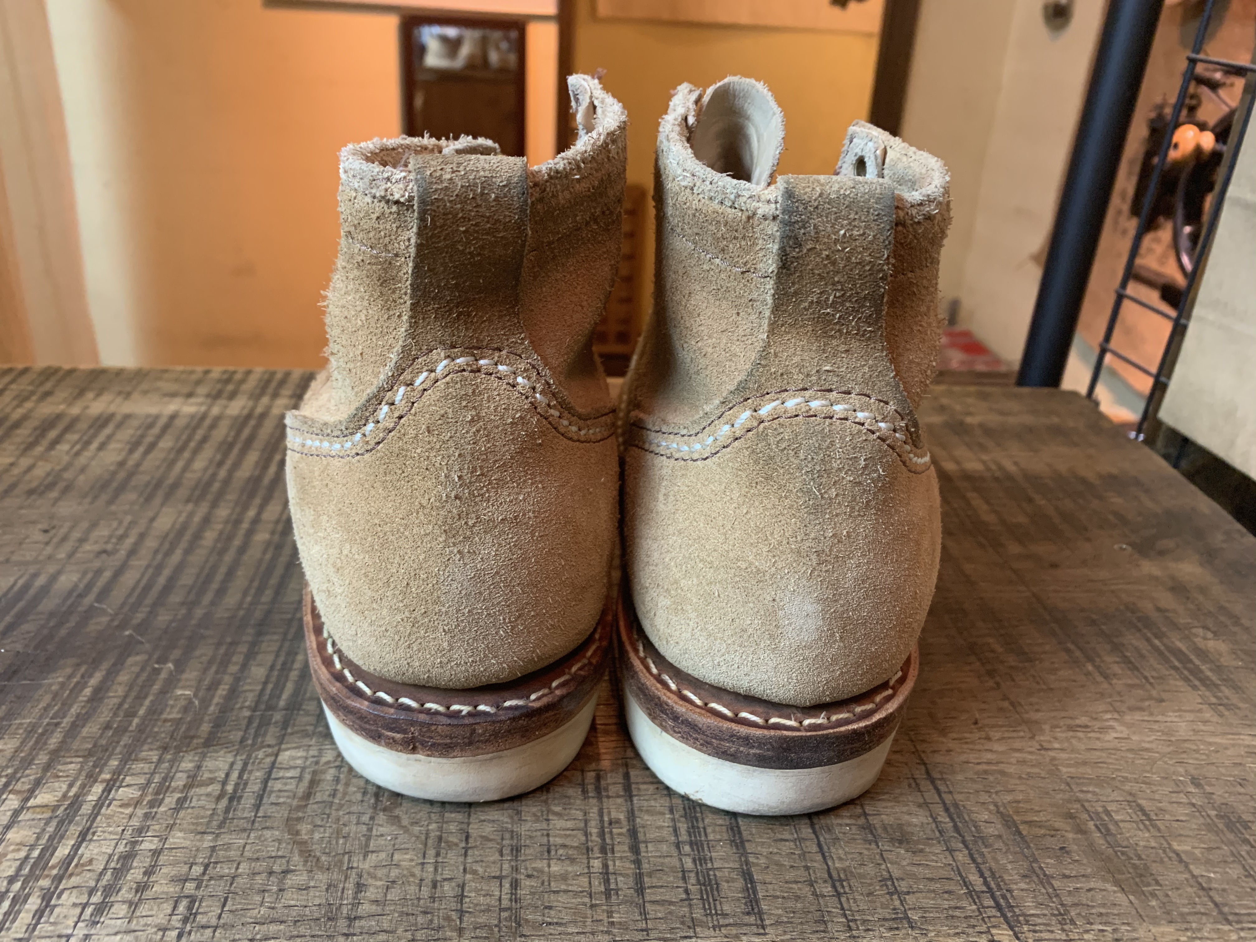 ウエスコ　ジョブマスター　旧モデル　9E ダブルステッチ　ビブラム#2021 WESCO Jobmaster Vibram#2021 BEG | BRASS BLOG