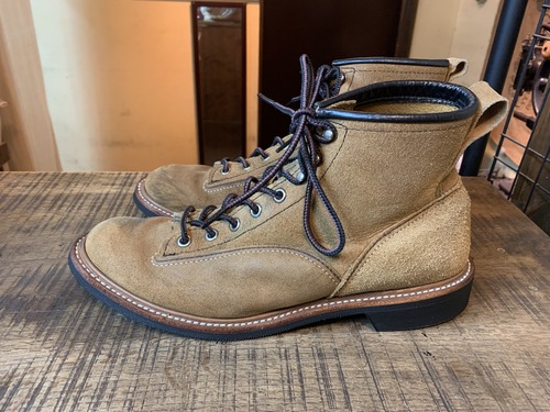 Redwing 2937 ラインマン 先芯抜き フラットボックス加工 Dr.soleカスタム: ソールリペア＆カスタム RED CLOUD