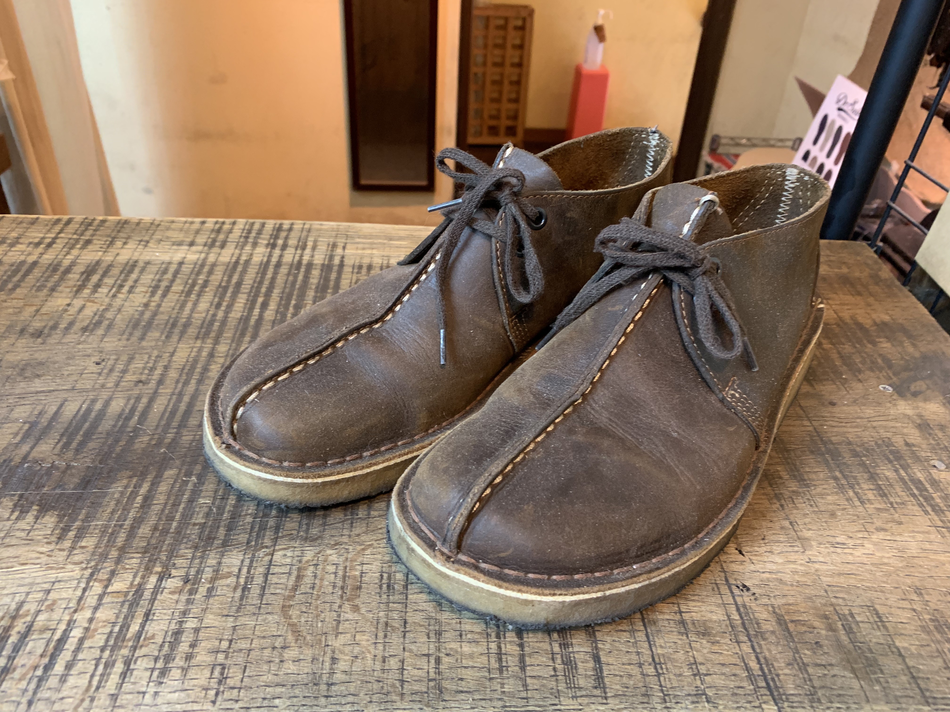 Clarks(クラークス) デザートトレック vibram#2060ソール交換: ソール 