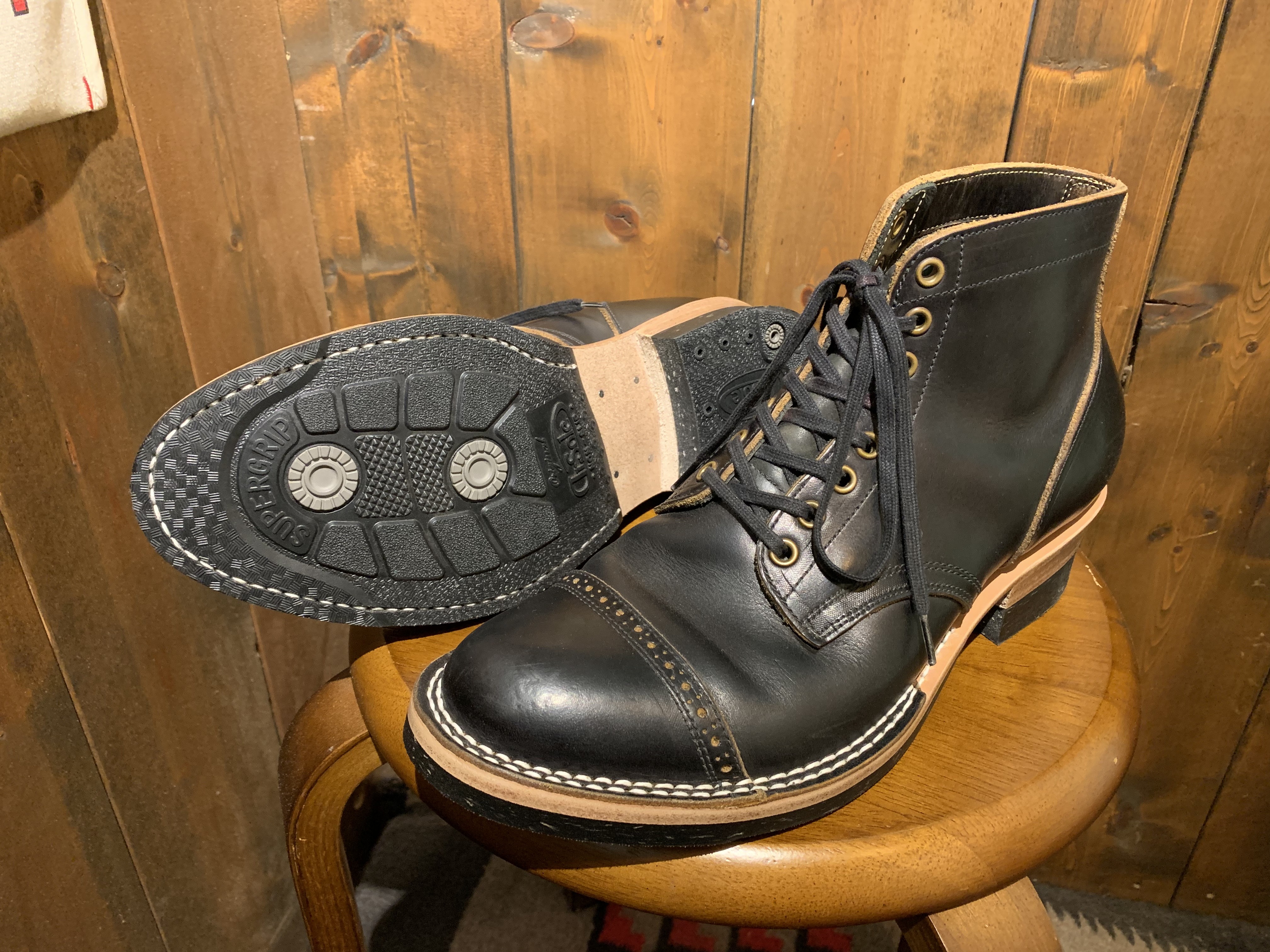 Iron Boots(アイアンブーツ) デビルドッグ Dr.sole Raw cordハーフ