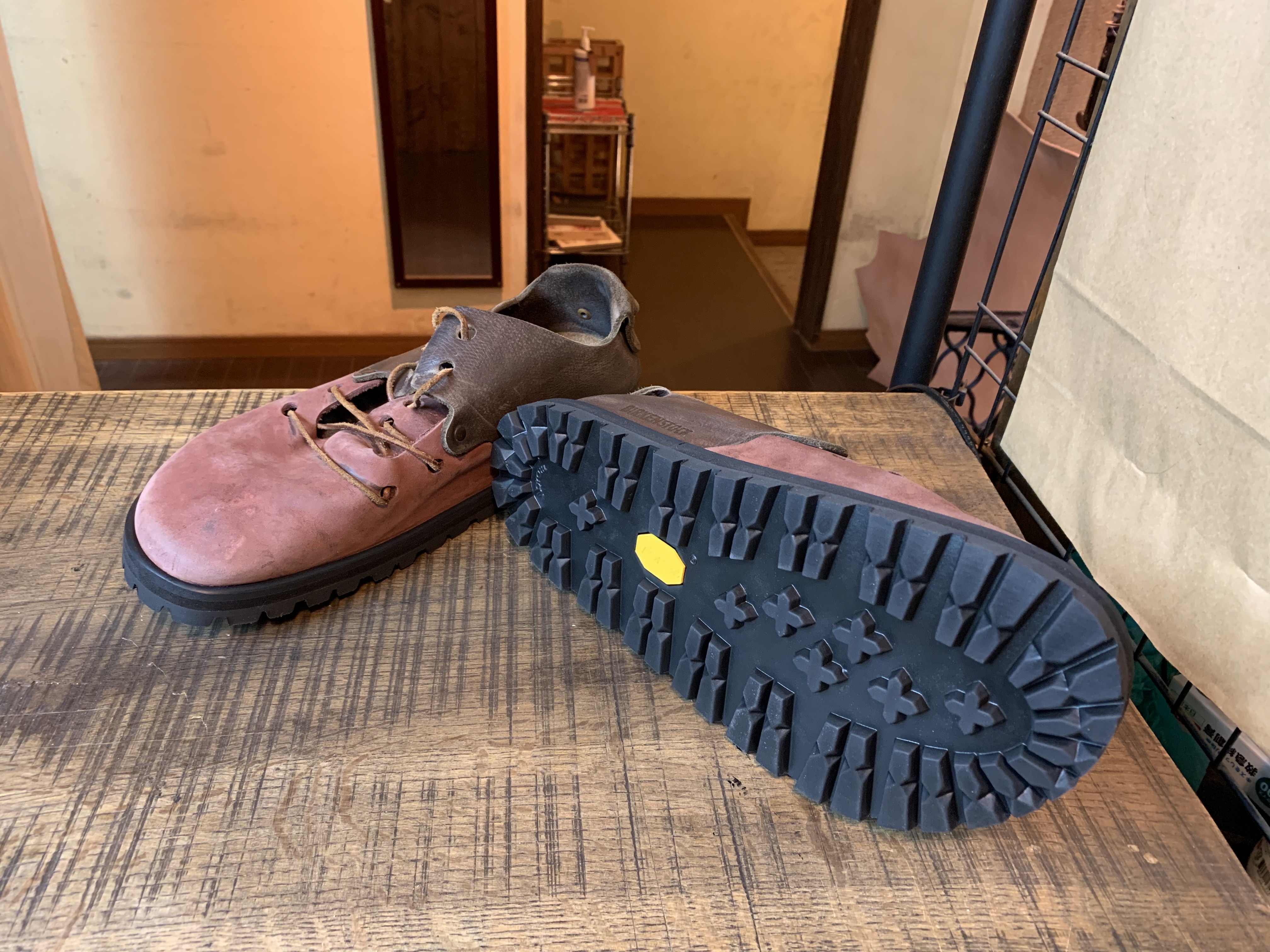 ビルケンシュトック モンタナ vibram#148ソール交換: ソールリペア