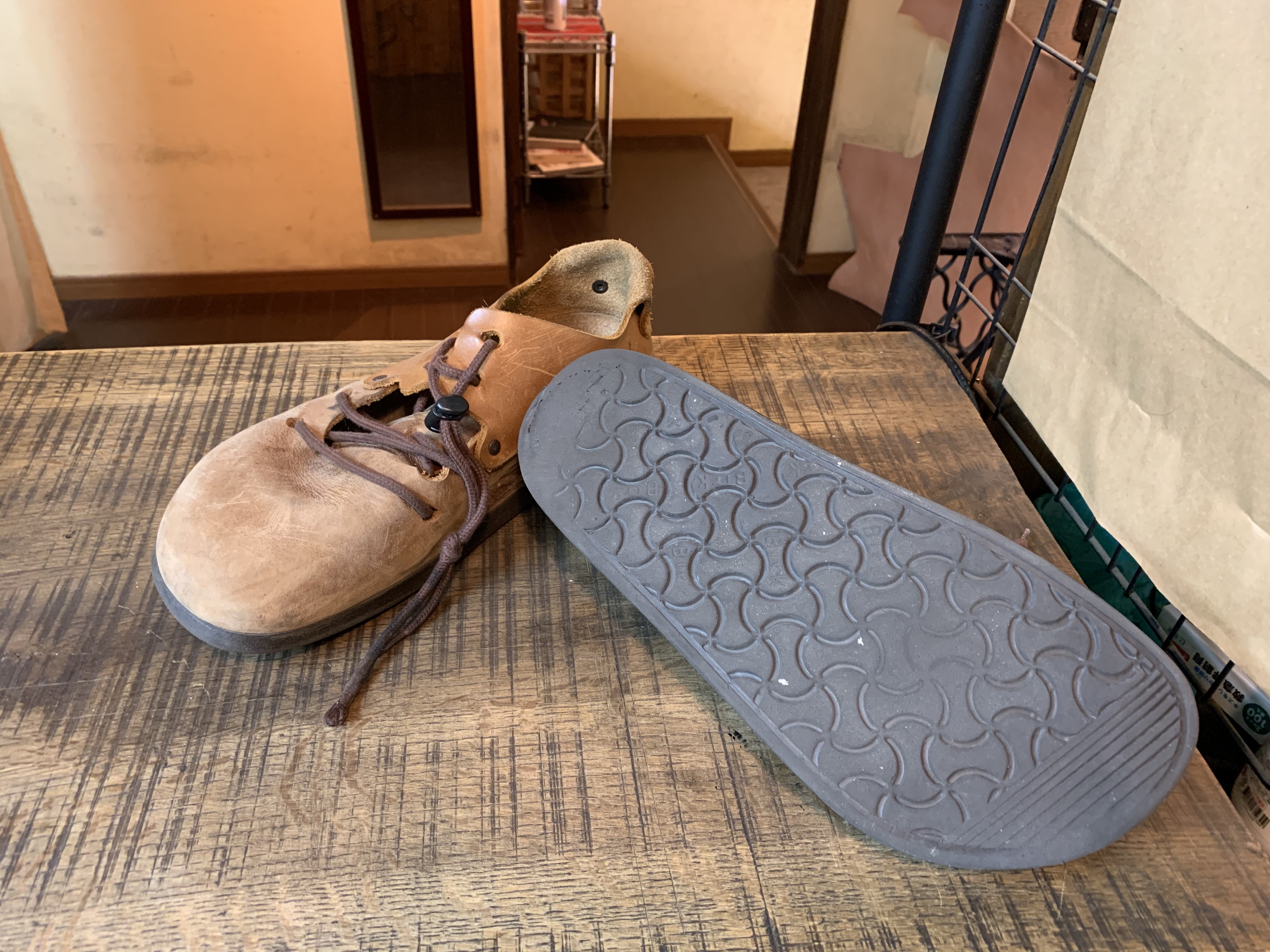 ビルケンシュトック モンタナ vibram#148ソール交換: ソール