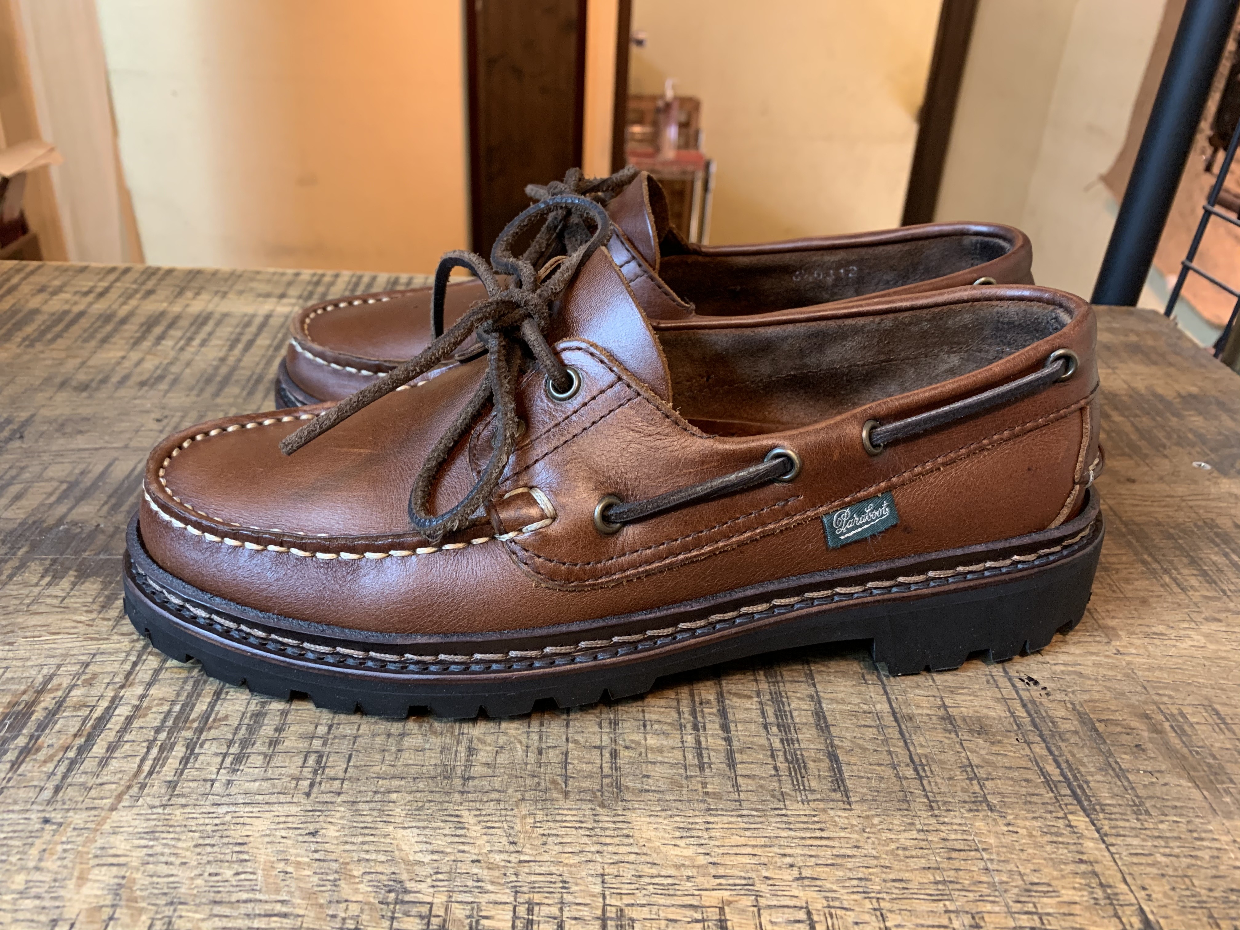 Paraboot(パラブーツ) デッキシューズ BARTH → CHIMEY カスタム