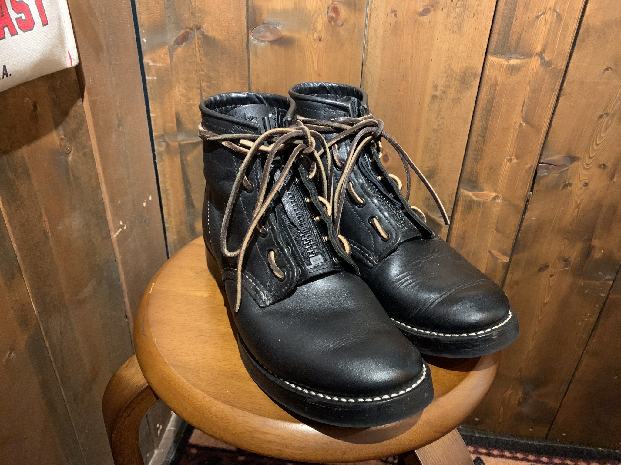 REDWING ベックマン レースインジッパー ファイヤーマンブーツカスタム