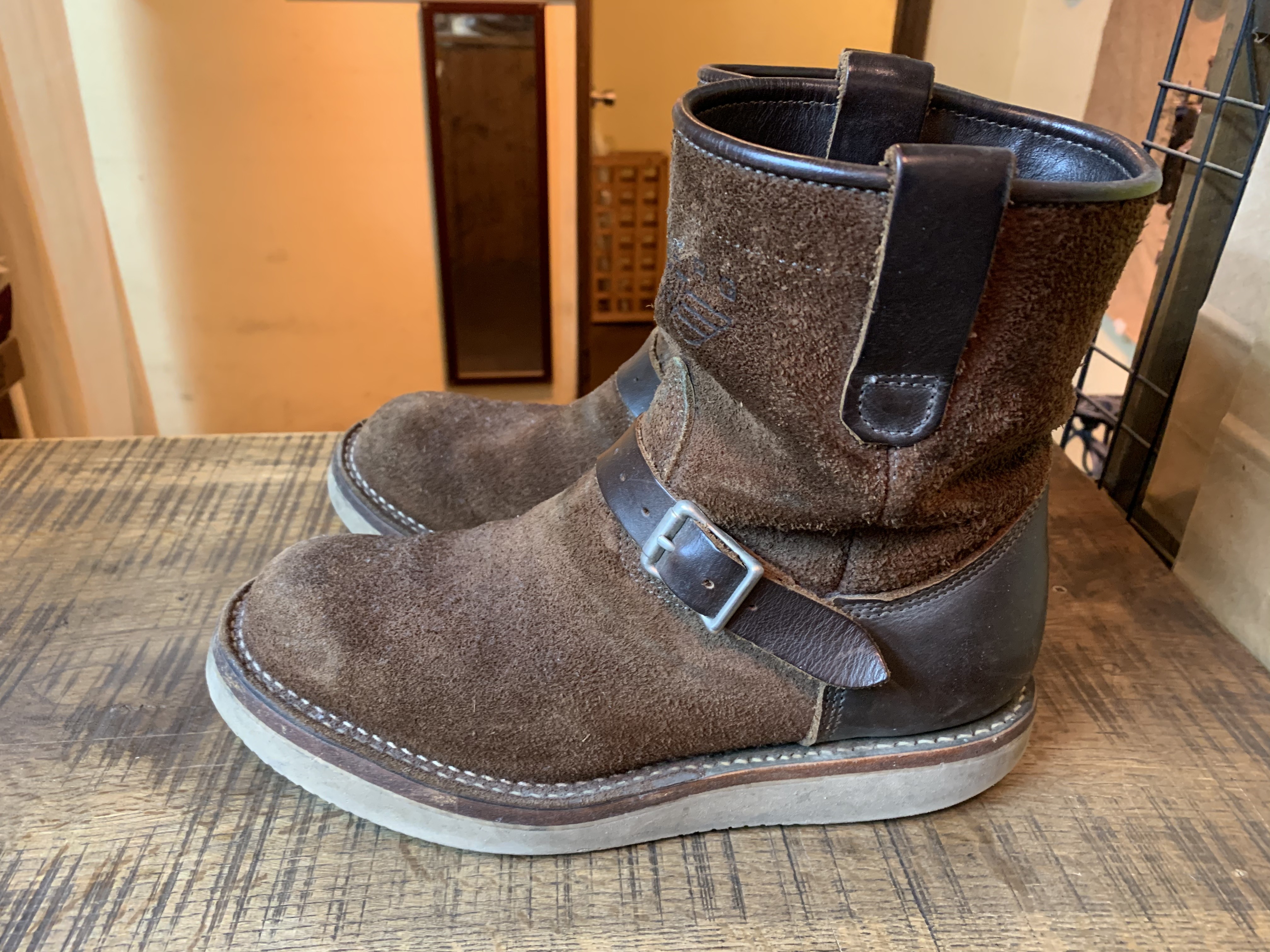 Viberg(ヴァイバー、ビバーグ) ショートシフトエンジニアブーツ vibram ...