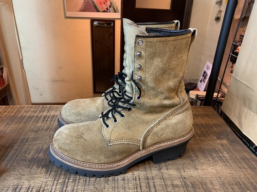 Redwing (レッドウイング) ロガーブーツ vibram#700コルクソールカスタム: ソールリペア＆カスタム RED CLOUD