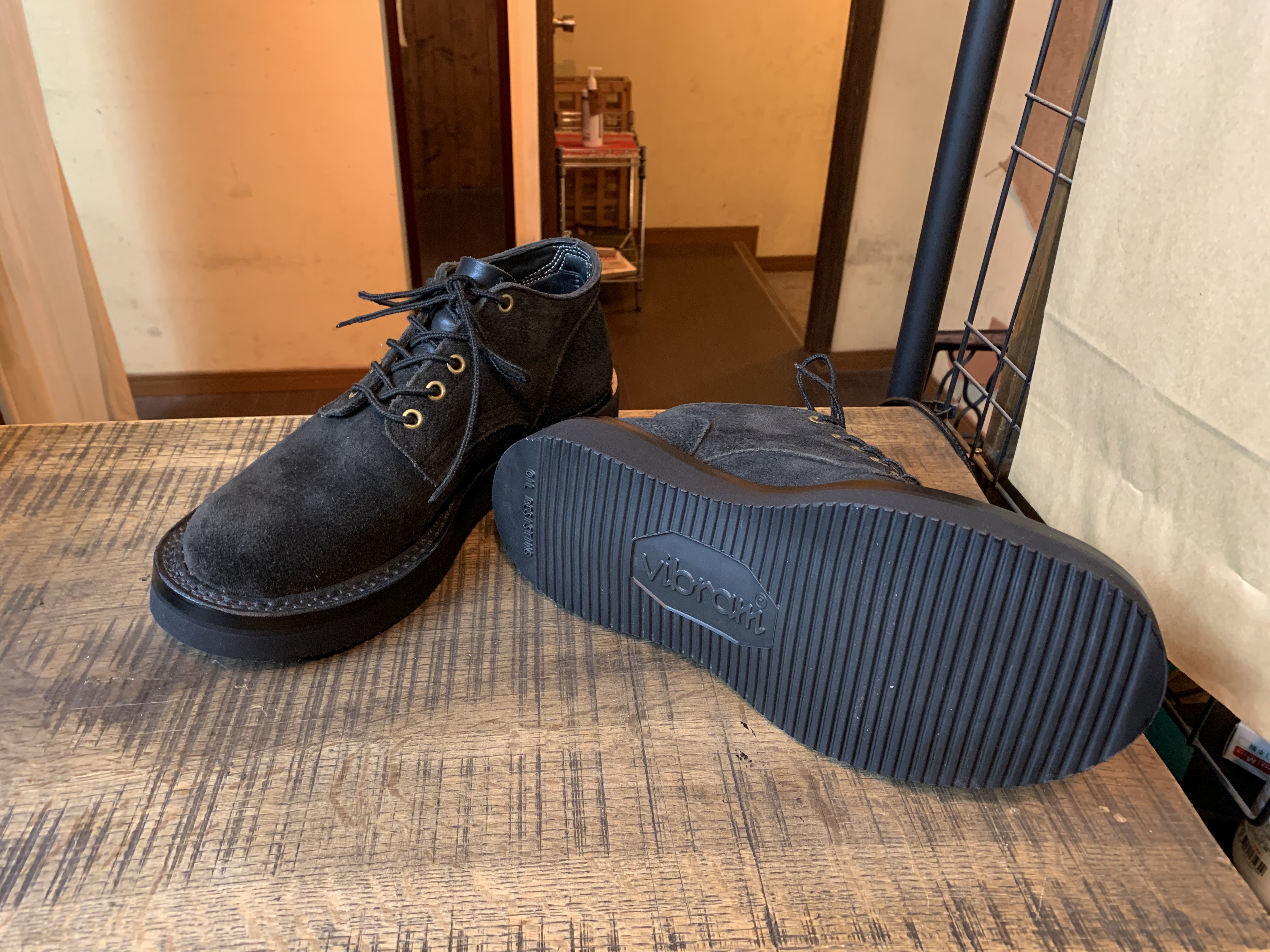 HATHORN (ハソーン) オックスフォードブーツ ダブルステッチ加工 HATHORN (ハソーン) オックスフォードブーツ ダブルステッチ加工