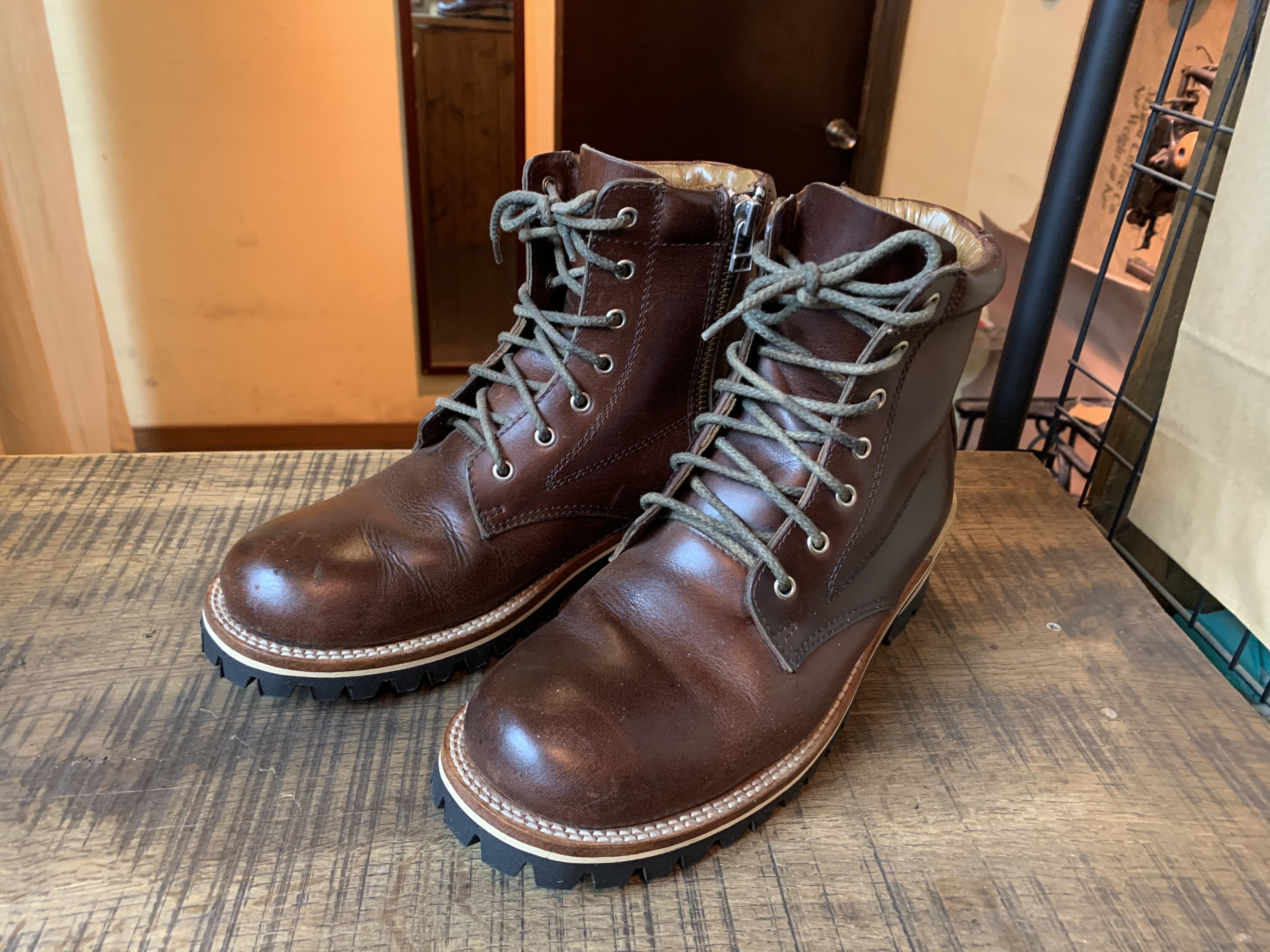 SLOW WEAR LION(スローウェアライオン) サイドジップブーツ vibram#100