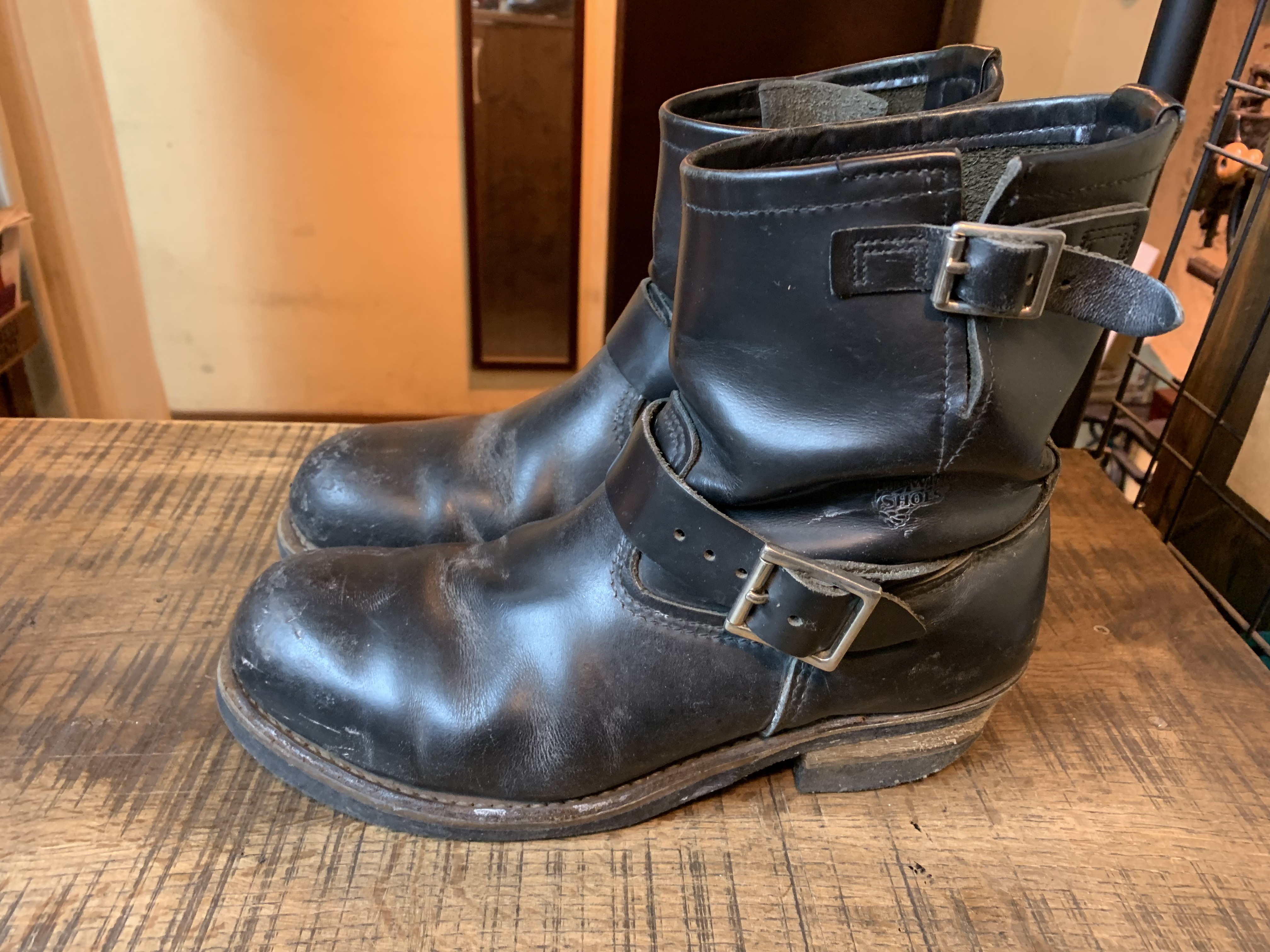 Redwing 2976 ショートエンジニアブーツ vibram#4014 ソールカスタム