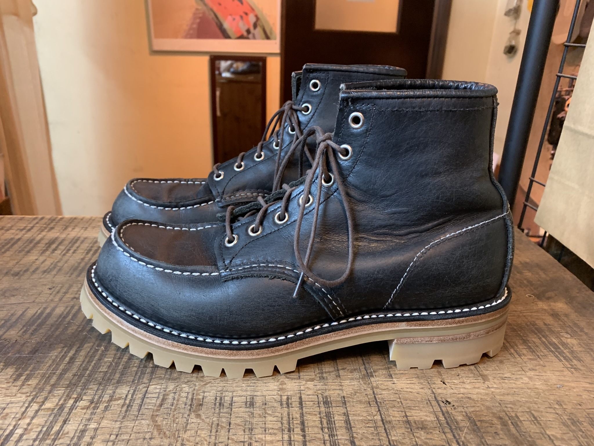 Redwing 8179 vibram#100ハニー ソールカスタム: ソールリペア＆カスタム RED CLOUD