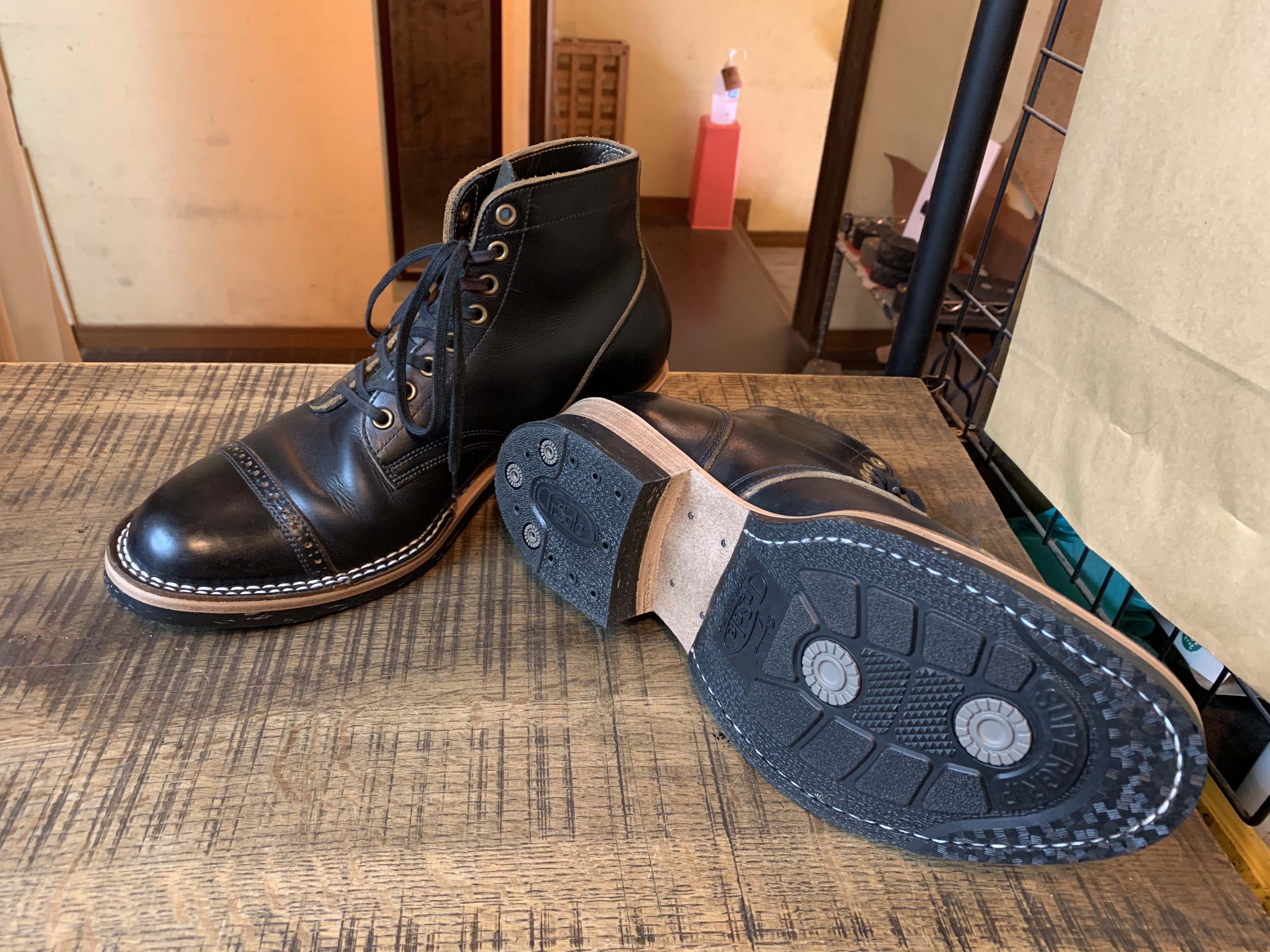 Iron Boots(アイアンブーツ) デビルドッグ Dr.sole Raw cordハーフ