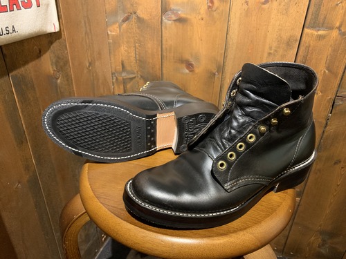 Redwing 8165 US ARMY パットンソール＆キャッツポウヒール フラットボックスカスタム: ソールリペア＆カスタム RED CLOUD