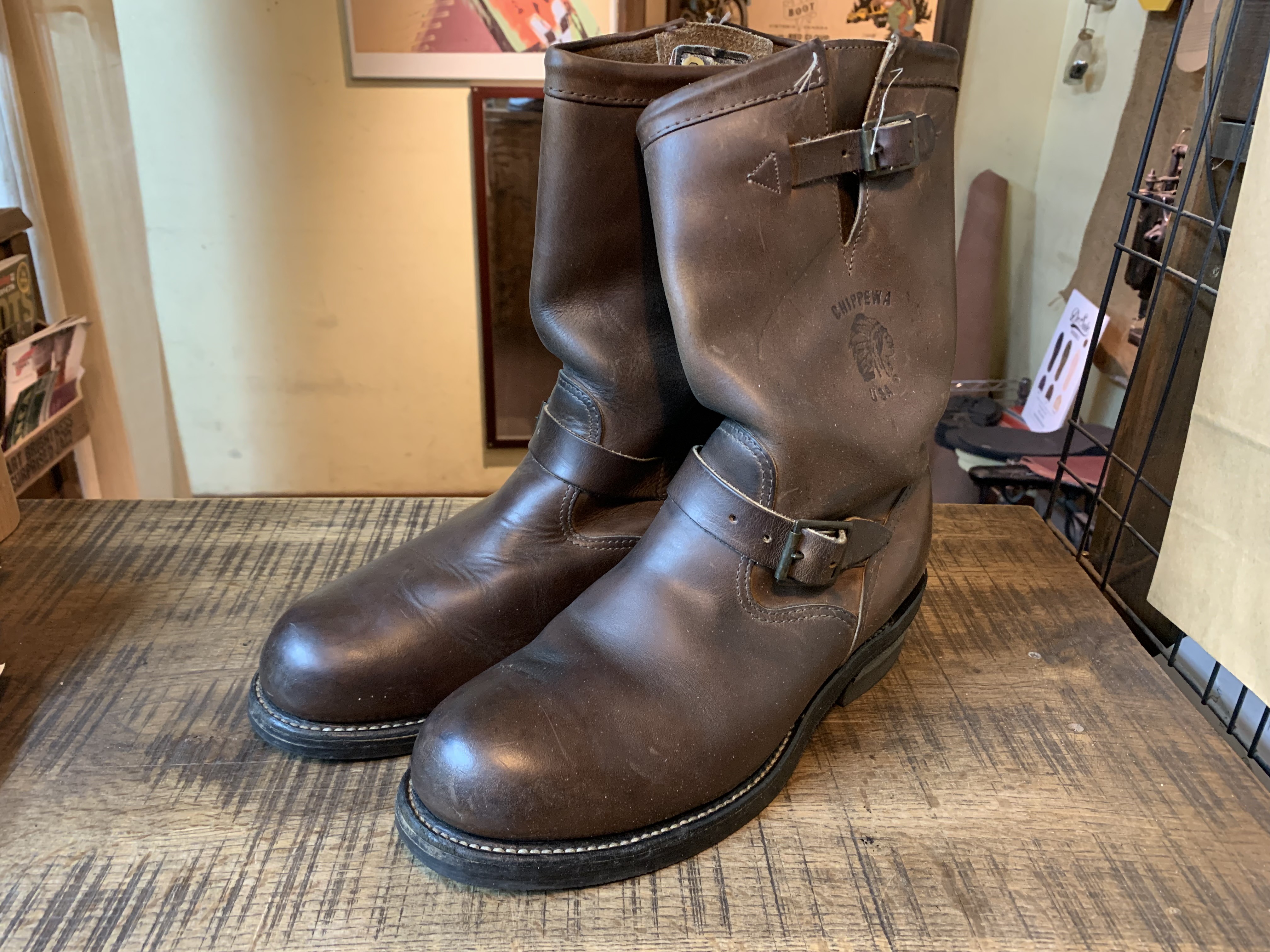Chippewa(チペワ) エンジニアブーツ フラットボックス加工 Dr