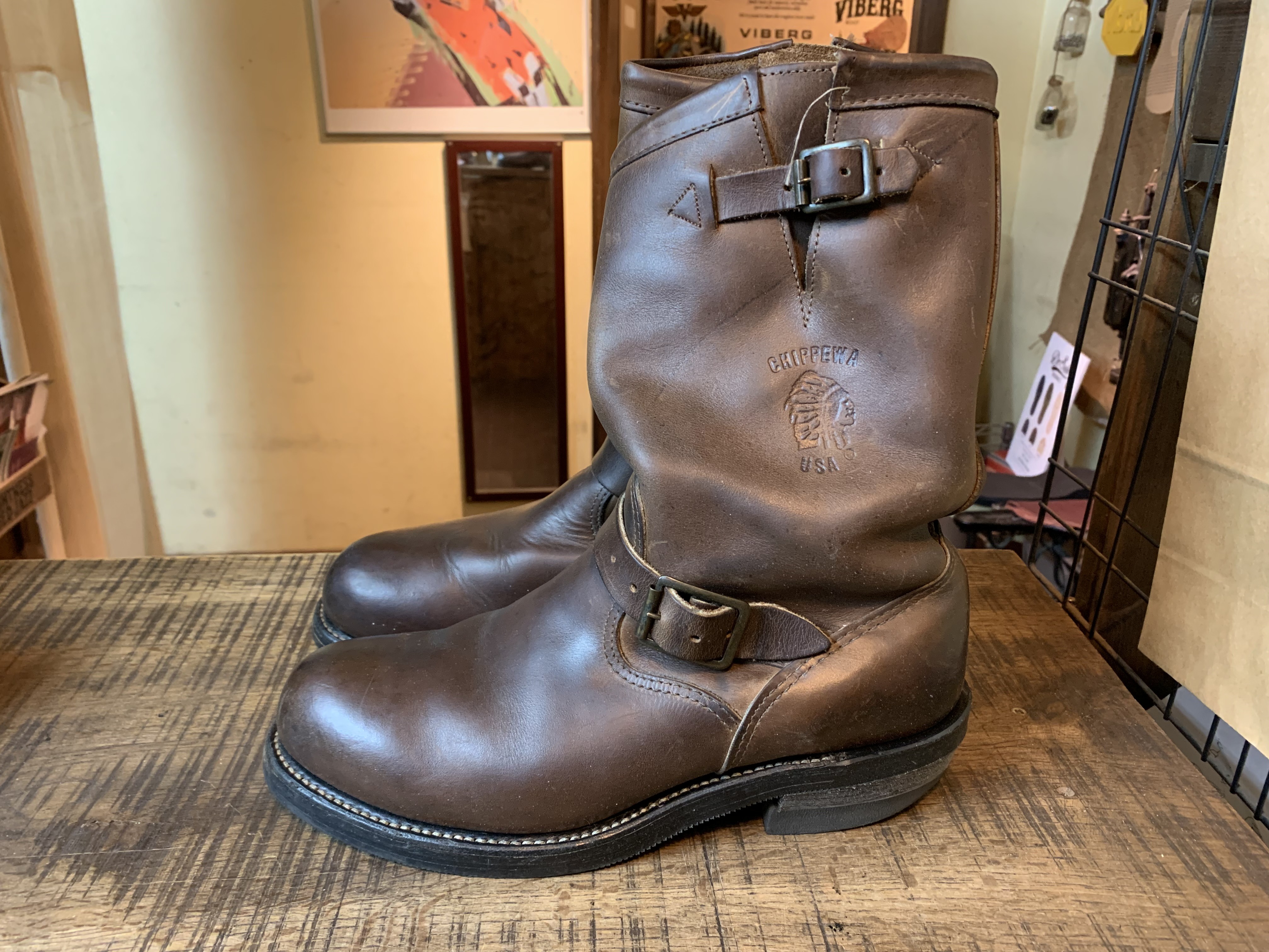 Chippewa(チペワ) エンジニアブーツ フラットボックス加工 Dr
