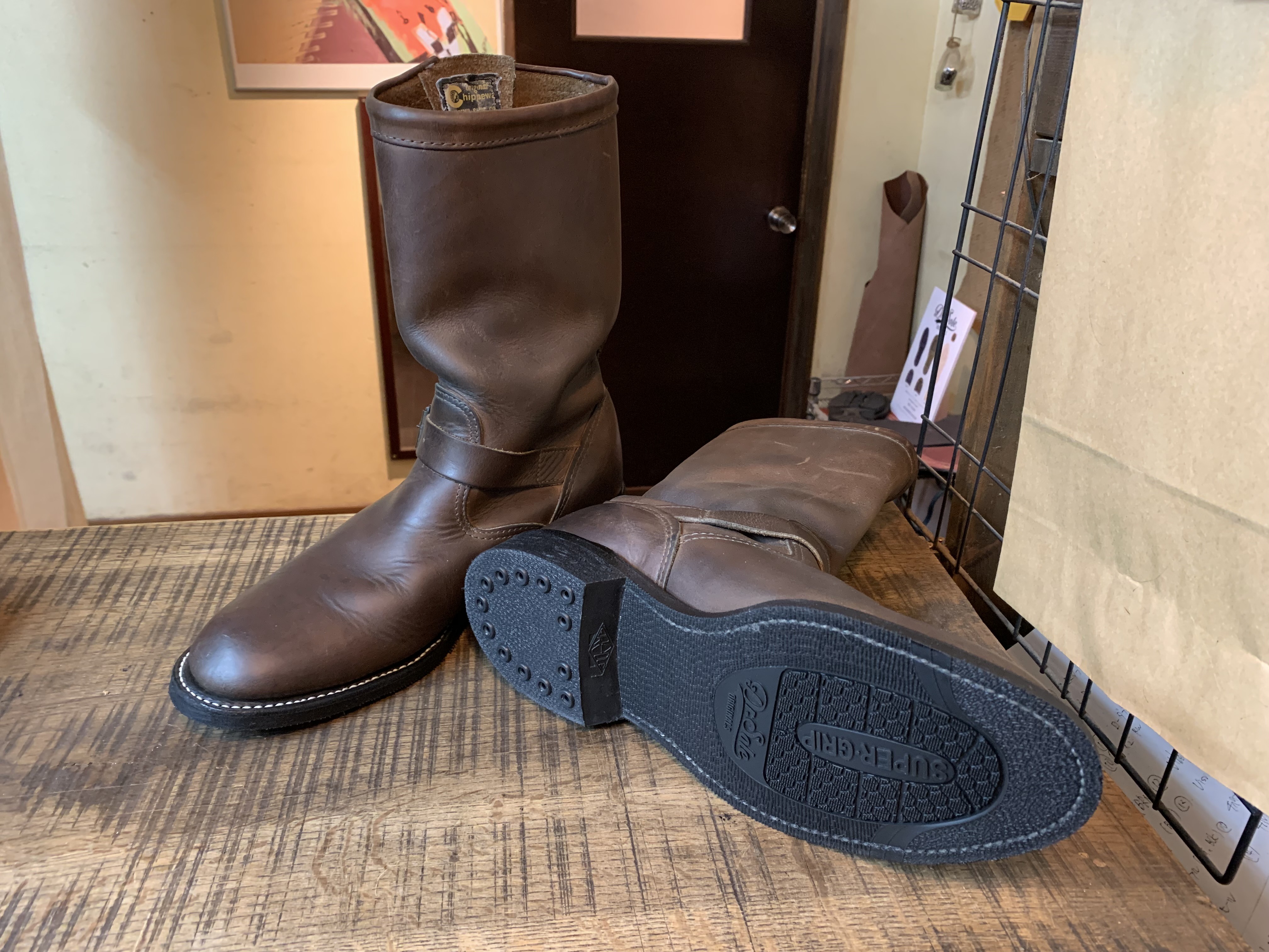 Chippewa(チペワ) エンジニアブーツ フラットボックス加工 Dr