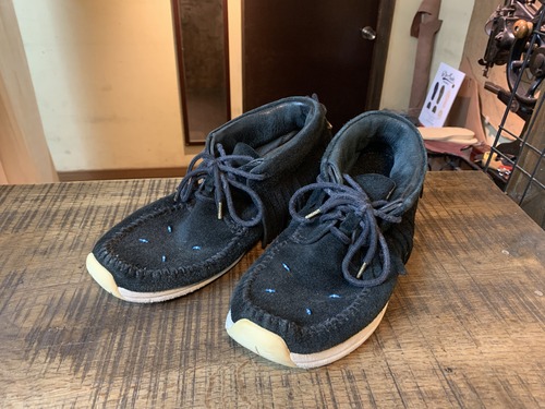 VISVIM(ビズビム) モカシンスニーカー Dr.soleカスタム: ソールリペア＆カスタム RED CLOUD