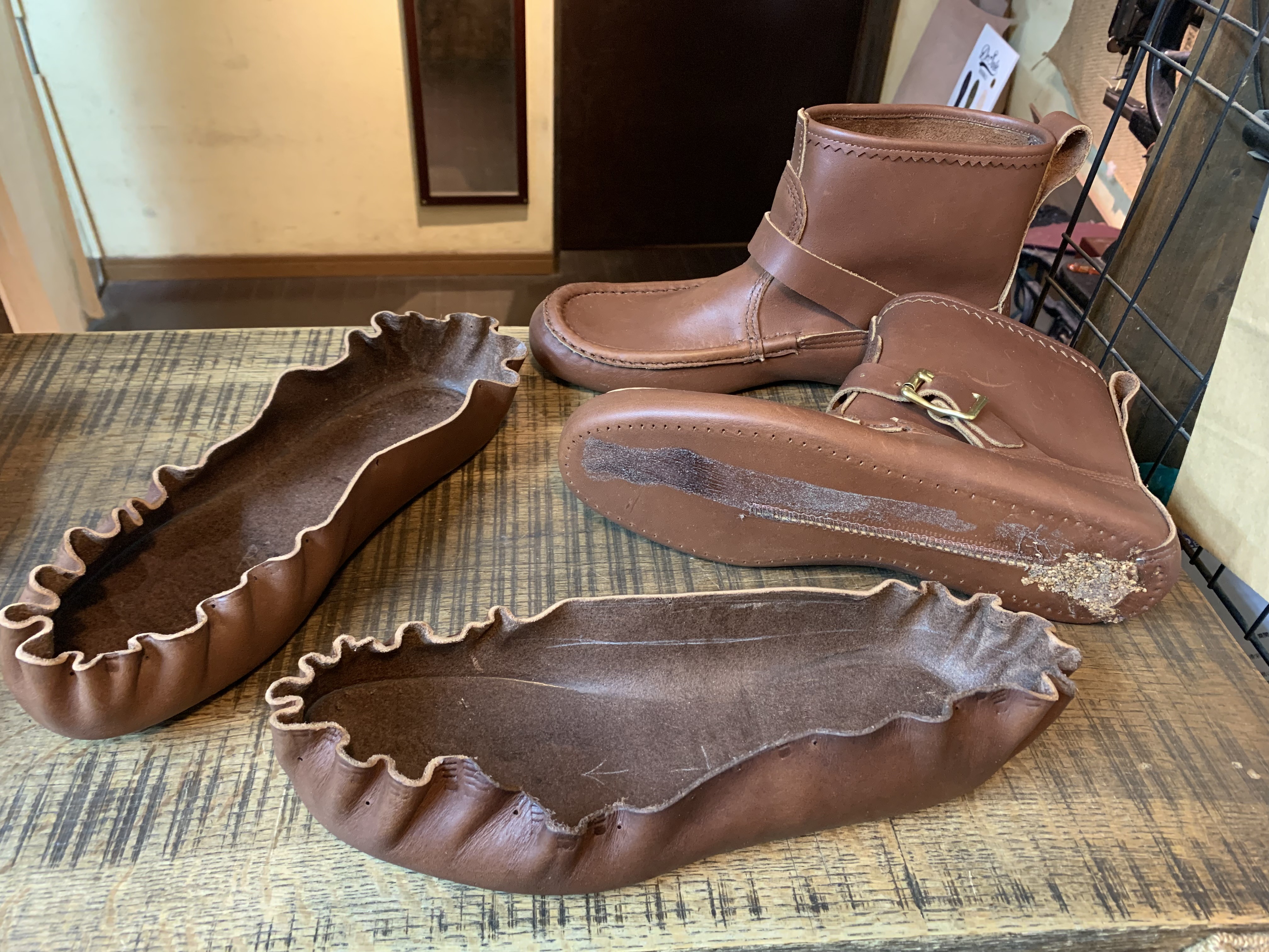 ラッセルモカシン ノックアバウト ダブルモカシンカスタム