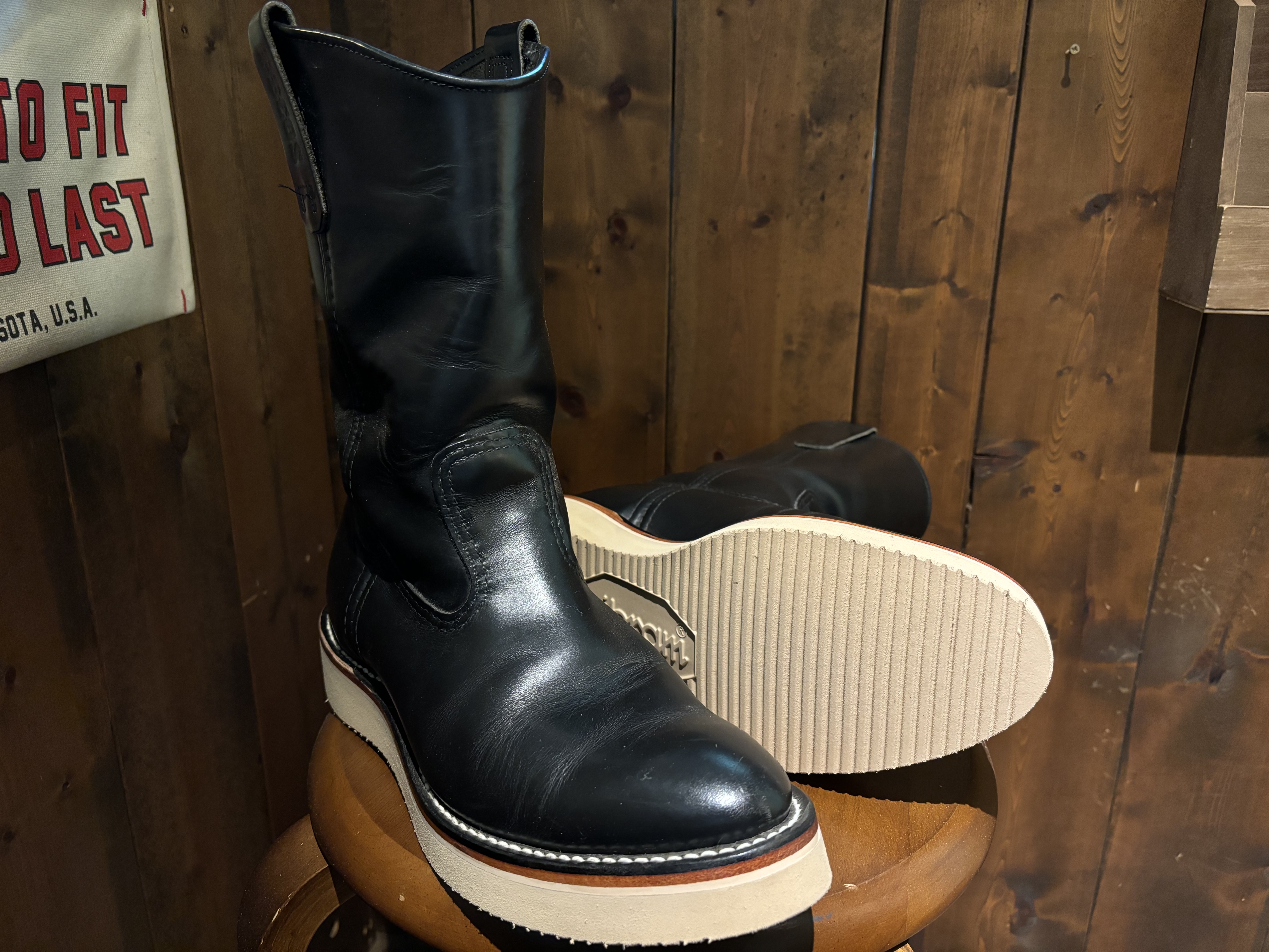 Redwing 8155 ペコスブーツ vibram#2021ソールカスタム: ソールリペア