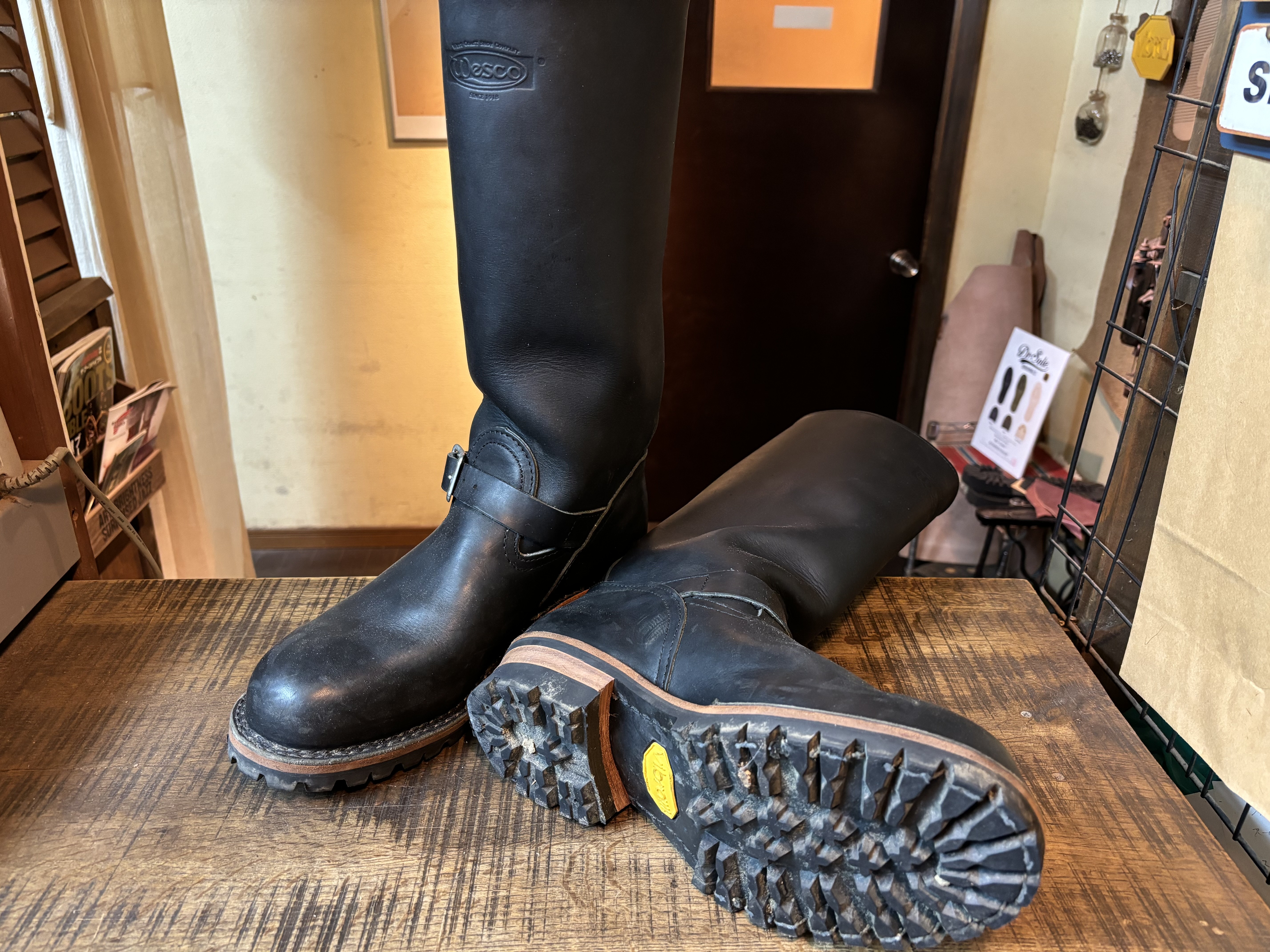Wesco BOSS シャフトカット&シャフト詰め vibram#2021ソール Wesco BOSS シャフトカット&シャフト詰め vibram#2021ソール
