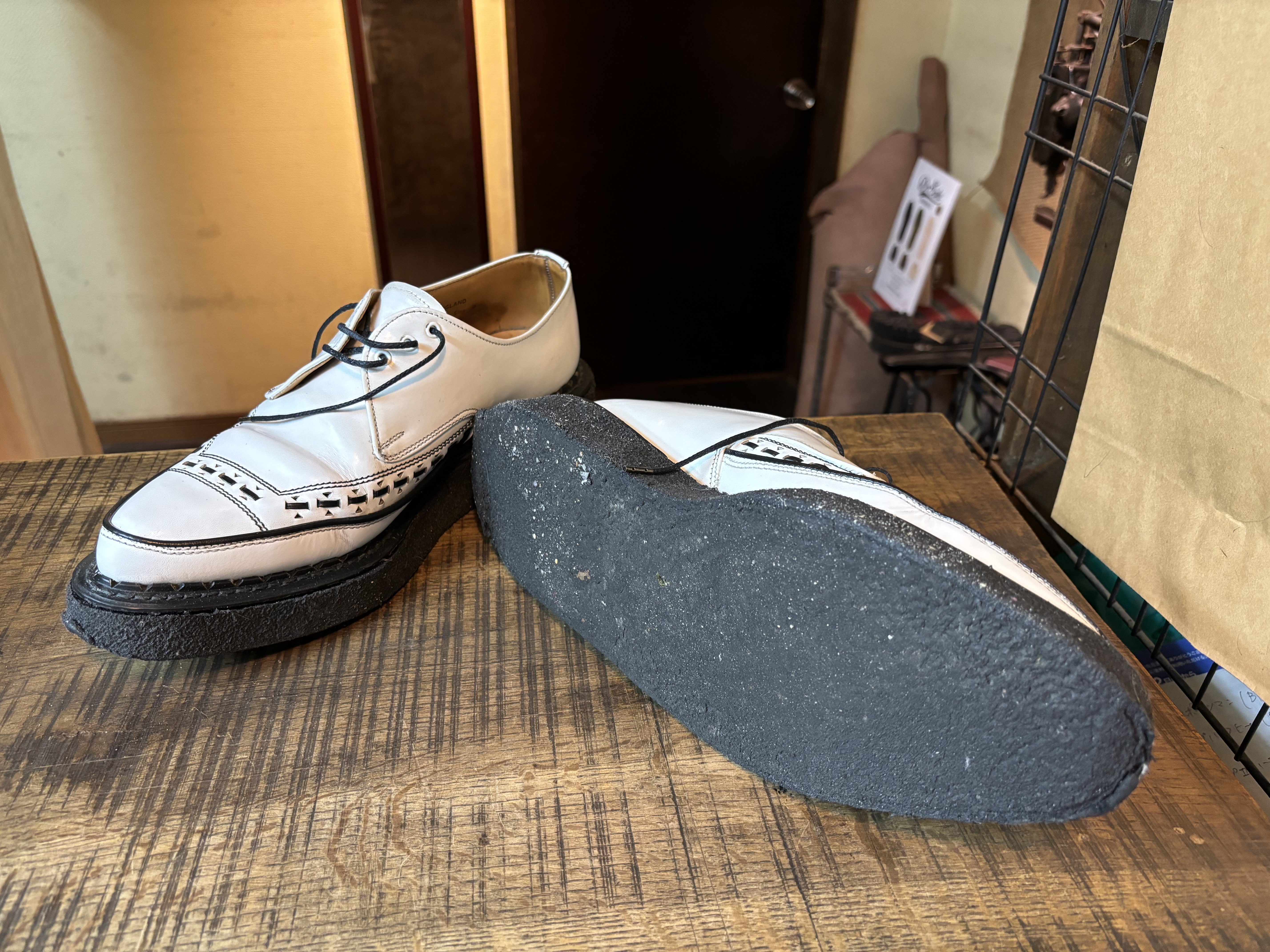 Georgecox (ジョージコックス)5289、3588 合成ラバーソール交換