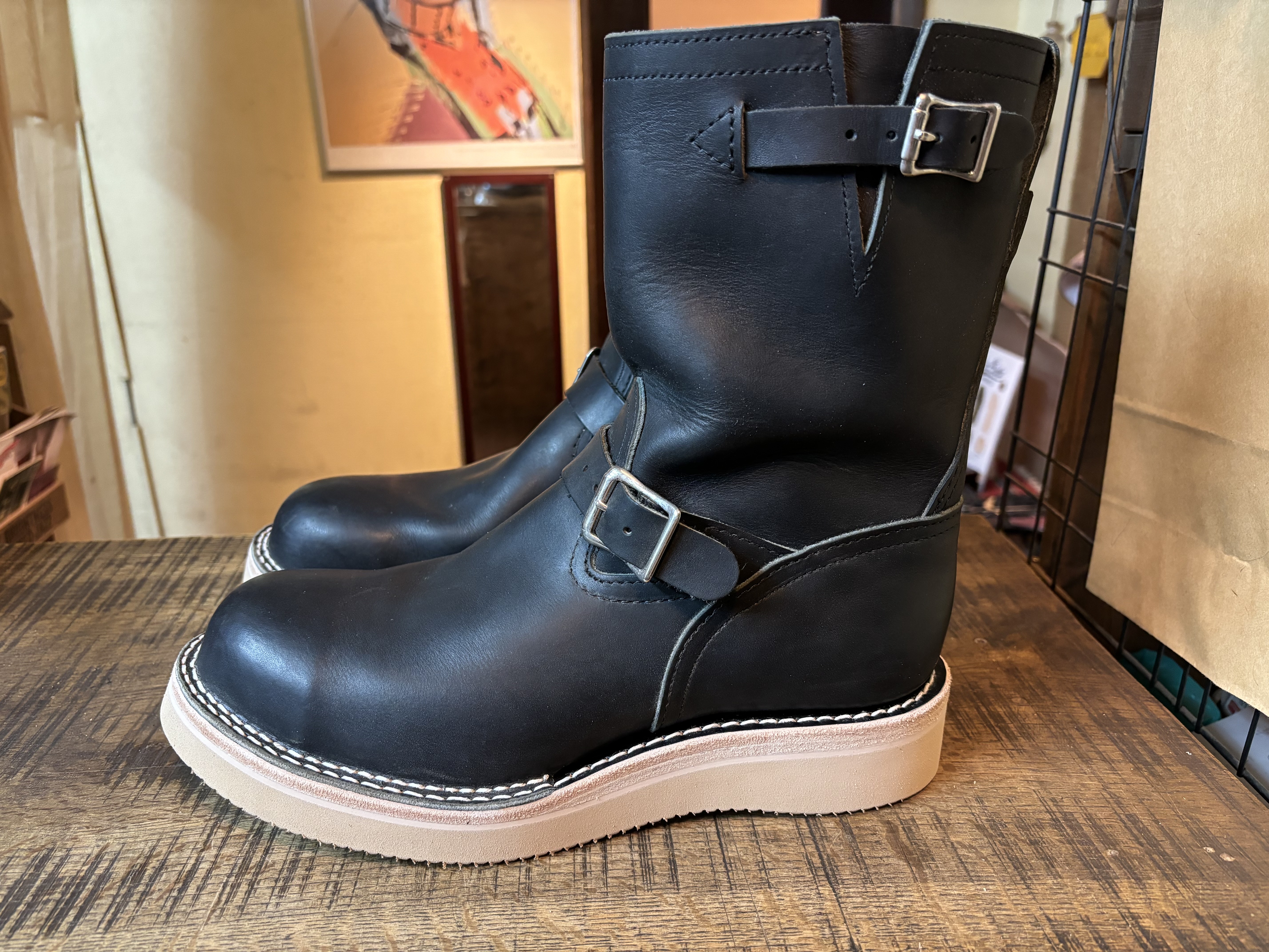 Wesco BOSS シャフトカット＆シャフト詰め vibram#2021ソールカスタム