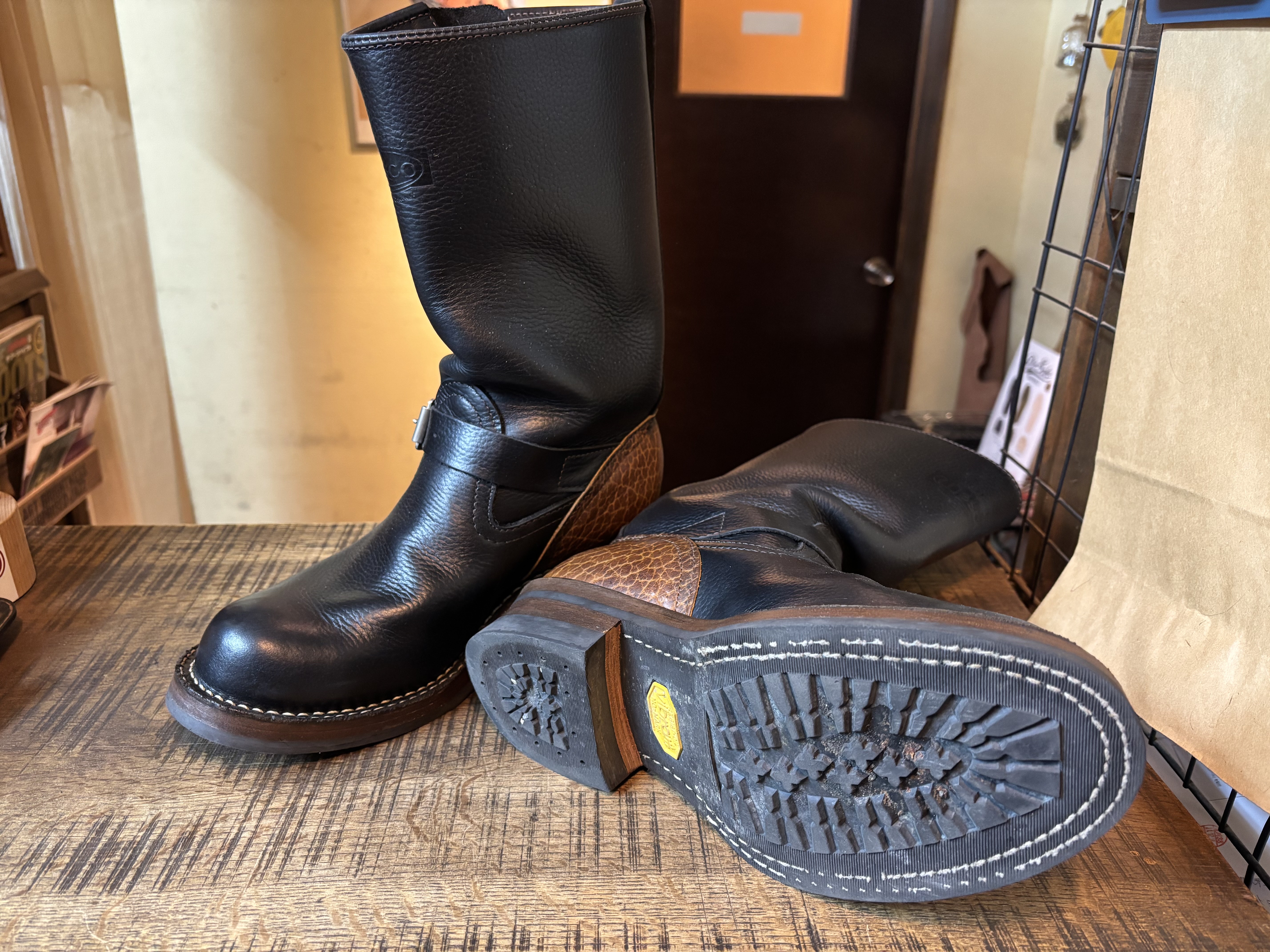 Wesco(ウエスコ) BOSS トウキャップ作成 ステッチ修正: ソール
