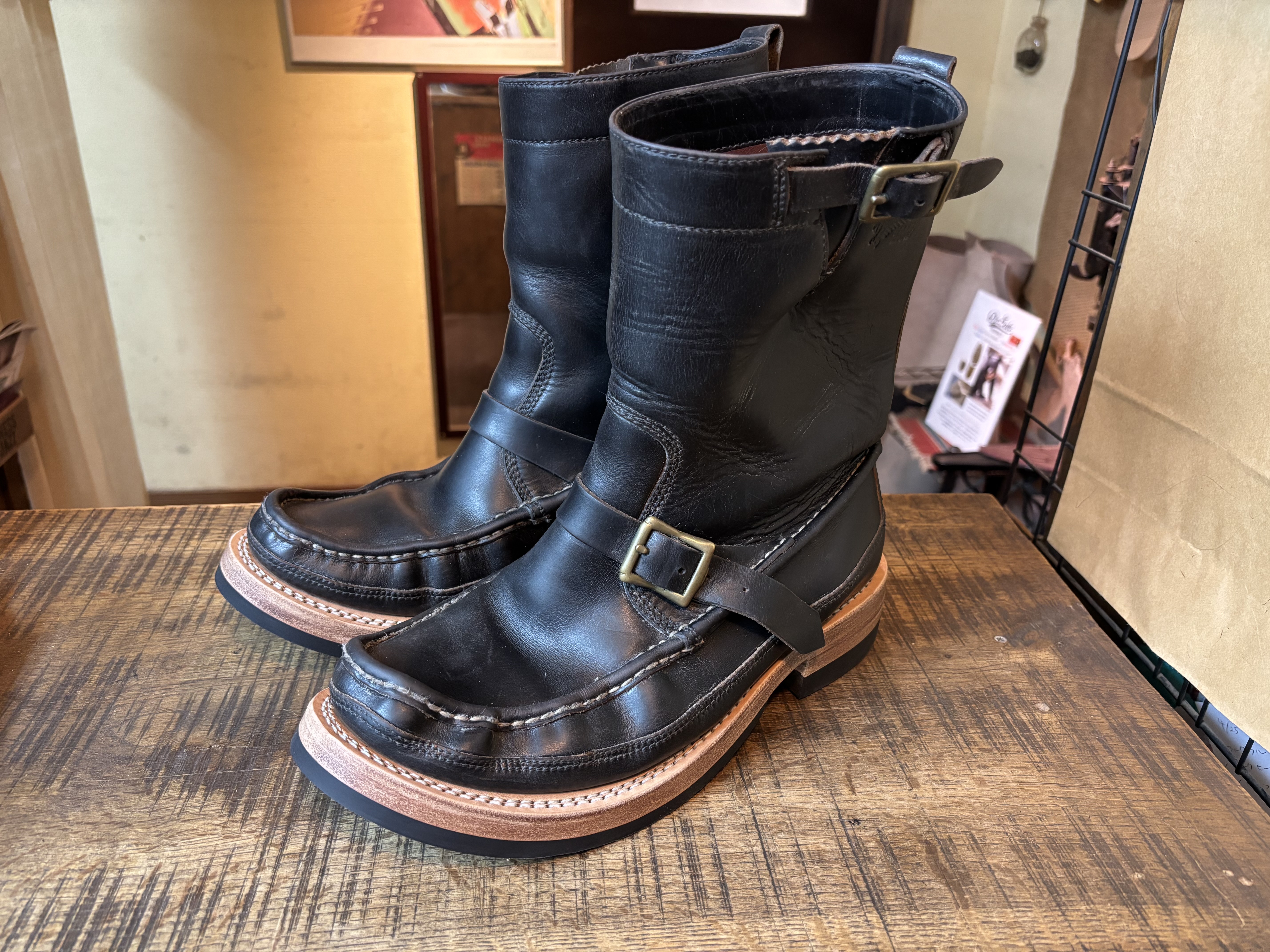 Scarecrow(スケアクロウ) ラッセルモカシンタイプブーツ ダブル