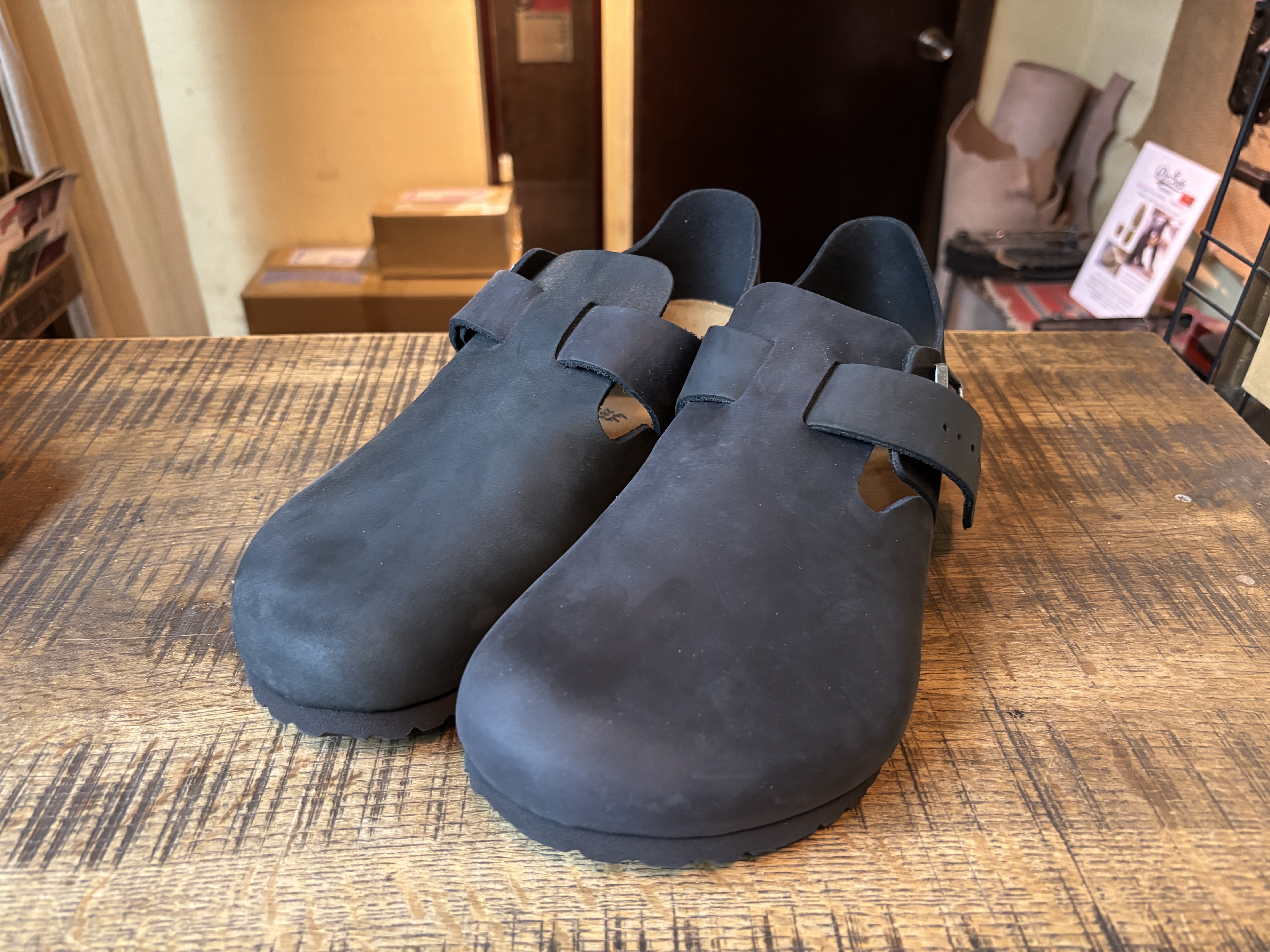 ビルケンシュトック フットプリンツ エナメルシューズ　24cm 中古】BIRKENSTOCK(ビルケンシュトック)メンズフットプリンツ