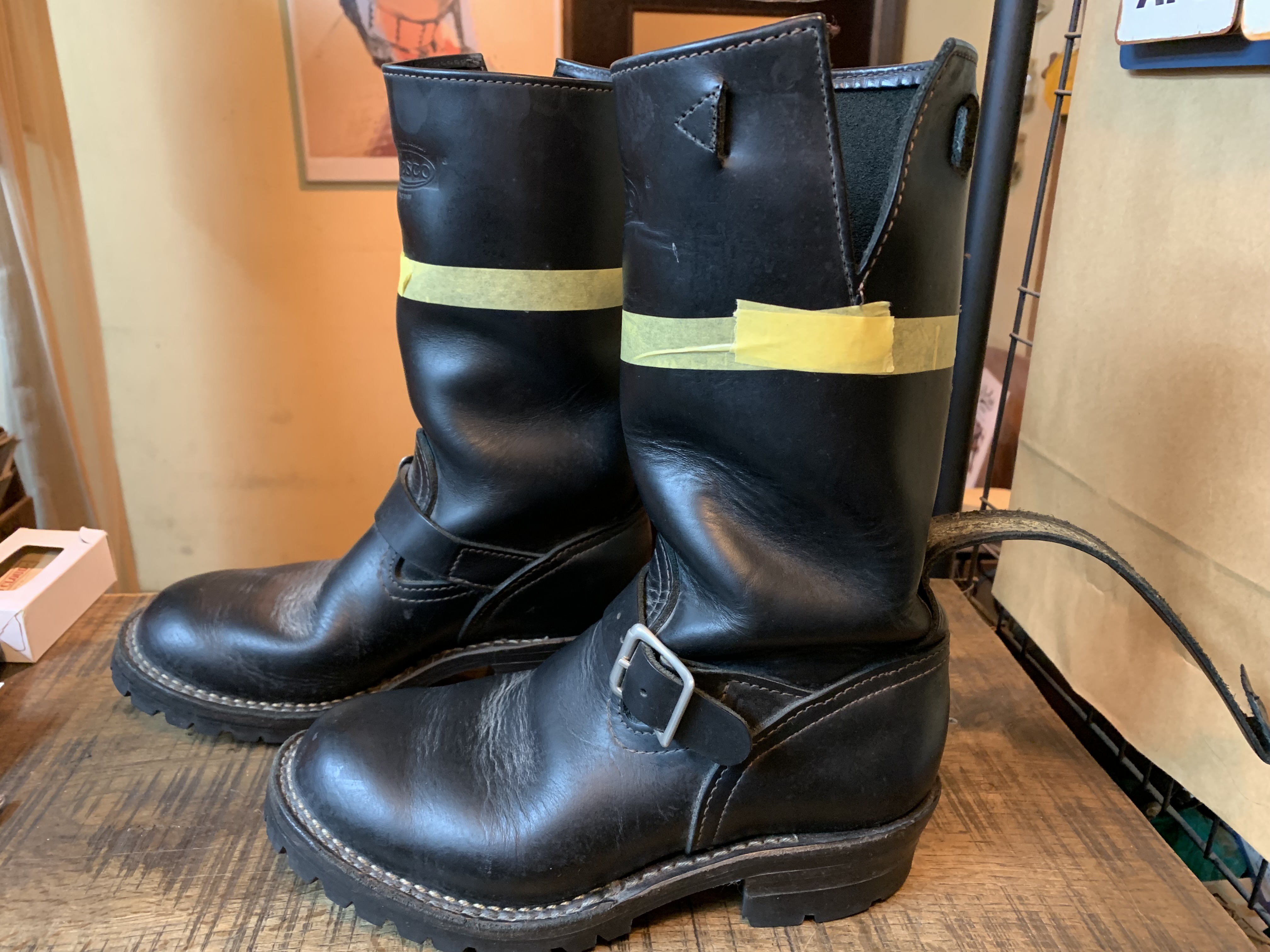 Wesco(ウエスコ) Boss エンジニアブーツ シャフトカット: ソールリペア