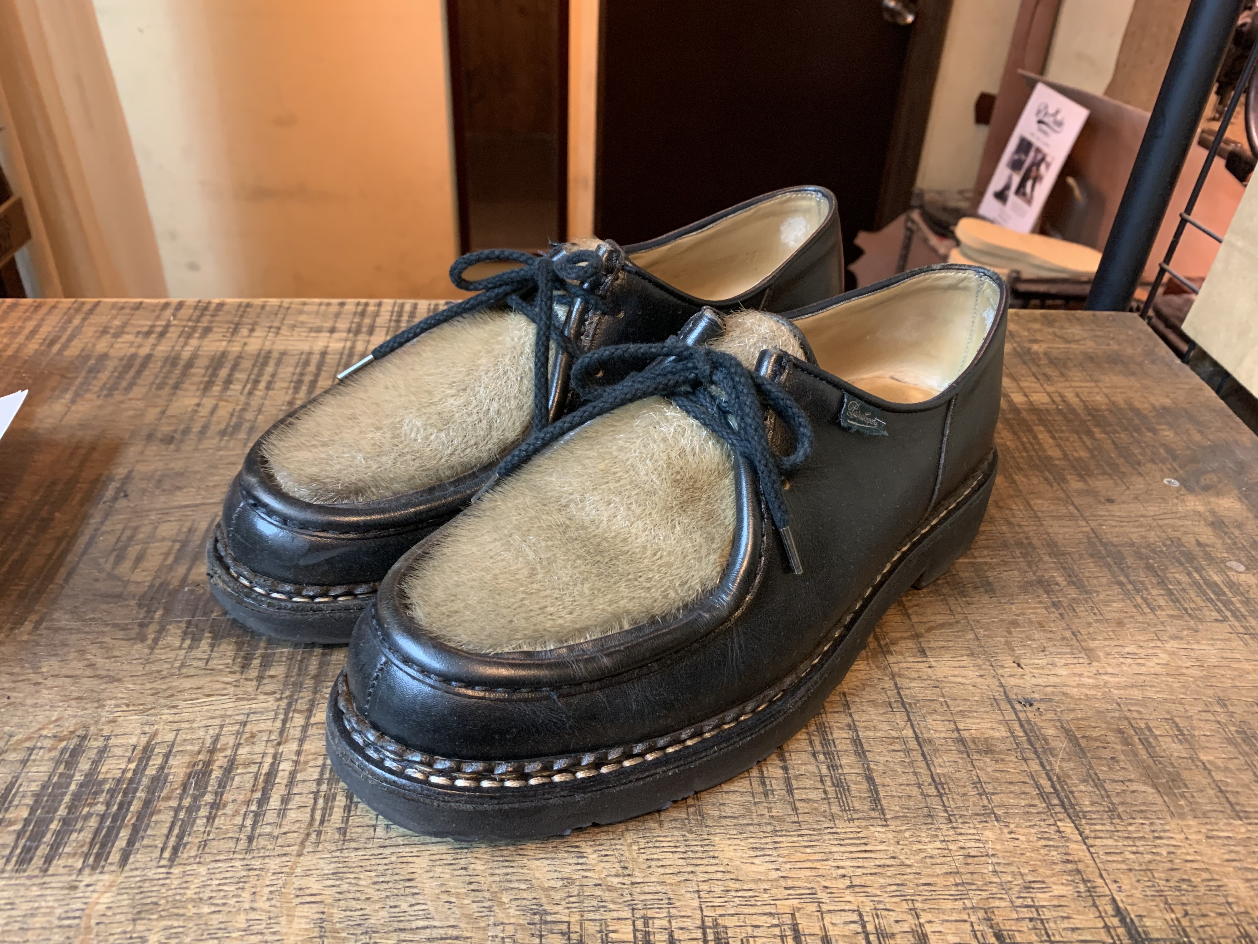 Paraboot (パラブーツ) ランス、ミカエル vibram#2070ソール交換: ソールリペア＆カスタム RED CLOUD