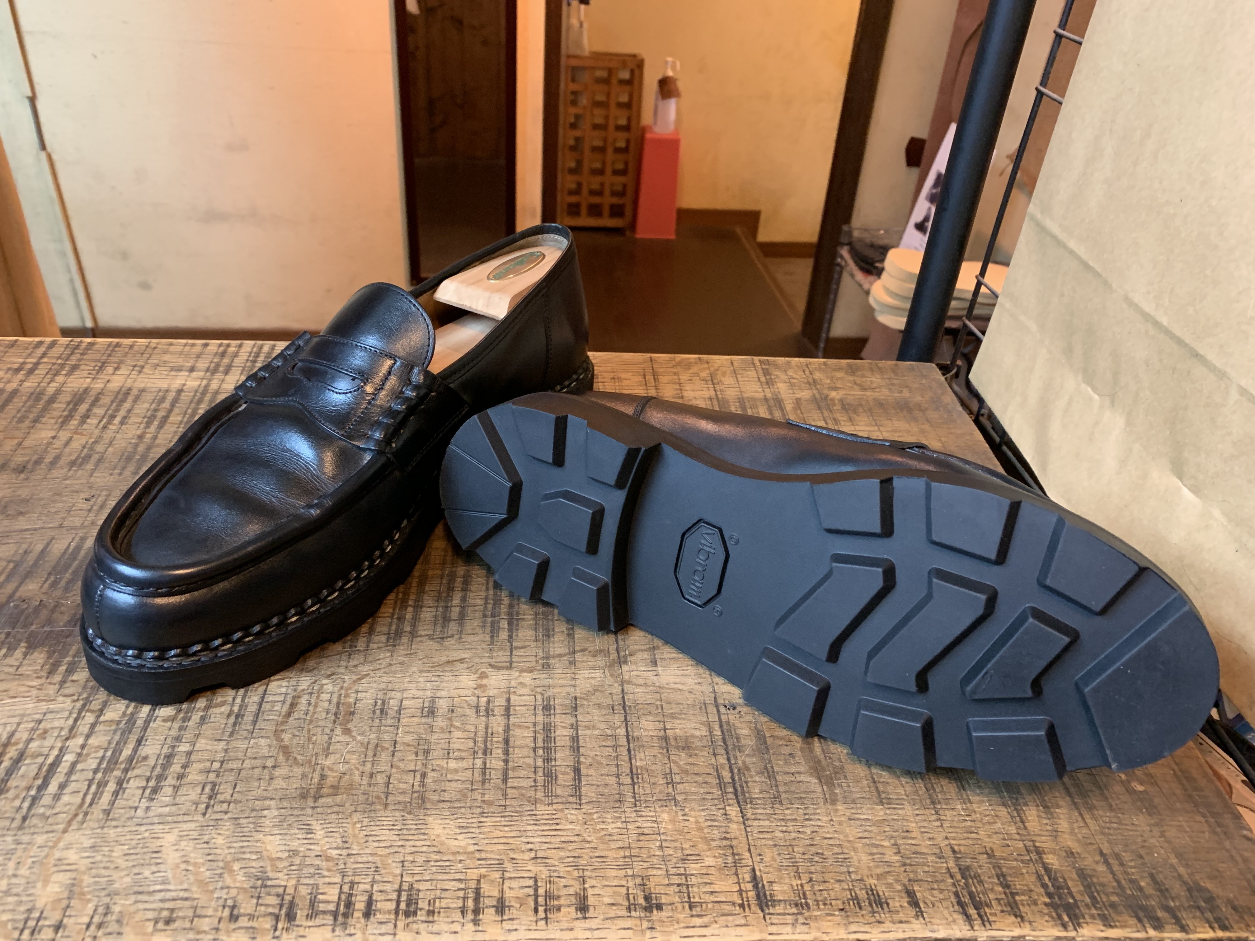 Paraboot (パラブーツ) ランス、ミカエル vibram#2070ソール交換: ソールリペア＆カスタム RED CLOUD