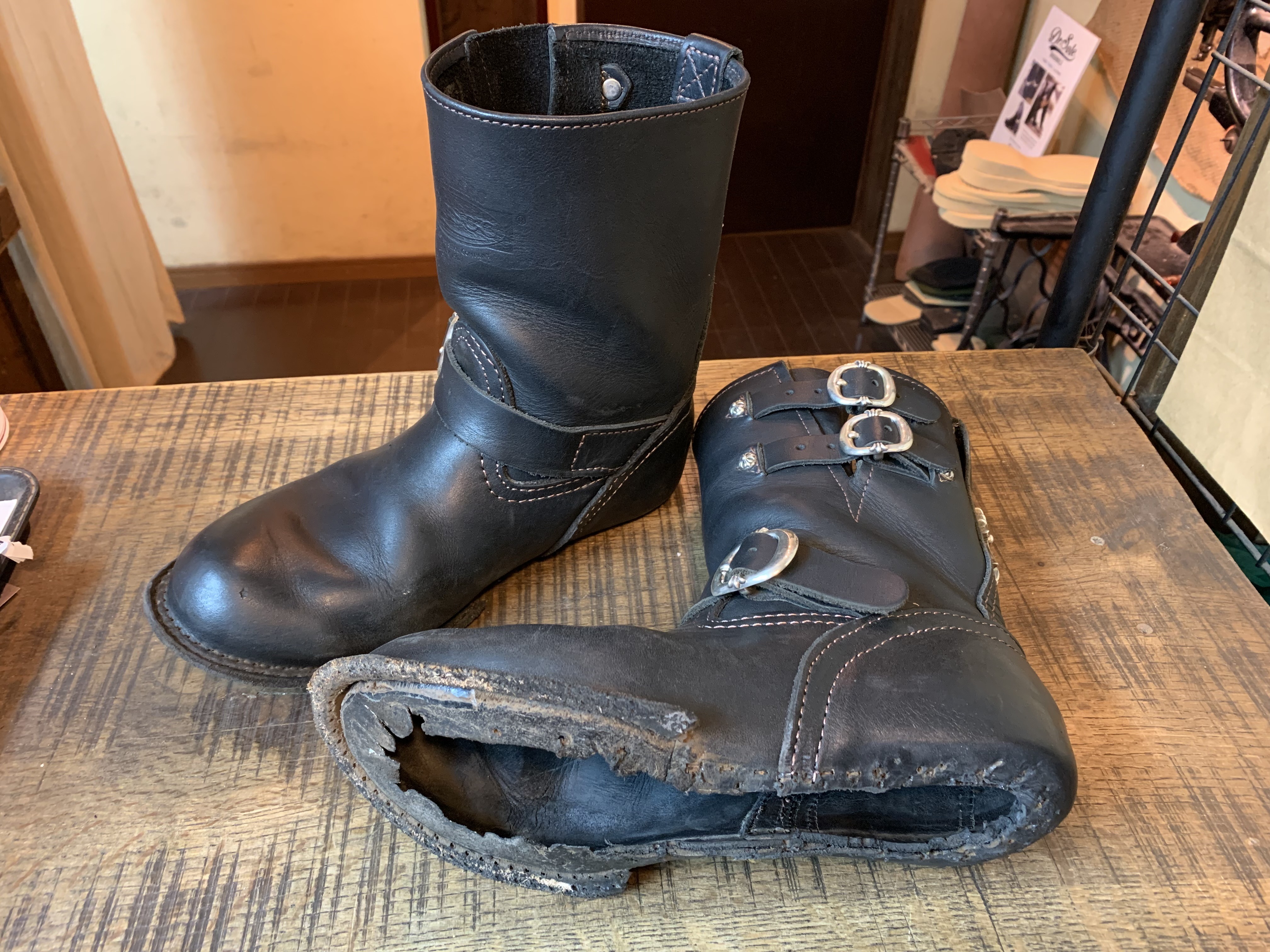 クロムハーツ　エンジニアブーツ 28.0 部品取り 売切 激レア 美品 クロムハーツ&ウエスコ CHROME HEARTS & WESCO