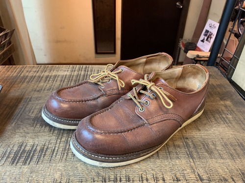 Redwing 8103 オックスフォードブーツ vibram#4014ソール交換 ウェルト一部補修: ソールリペア＆カスタム RED CLOUD