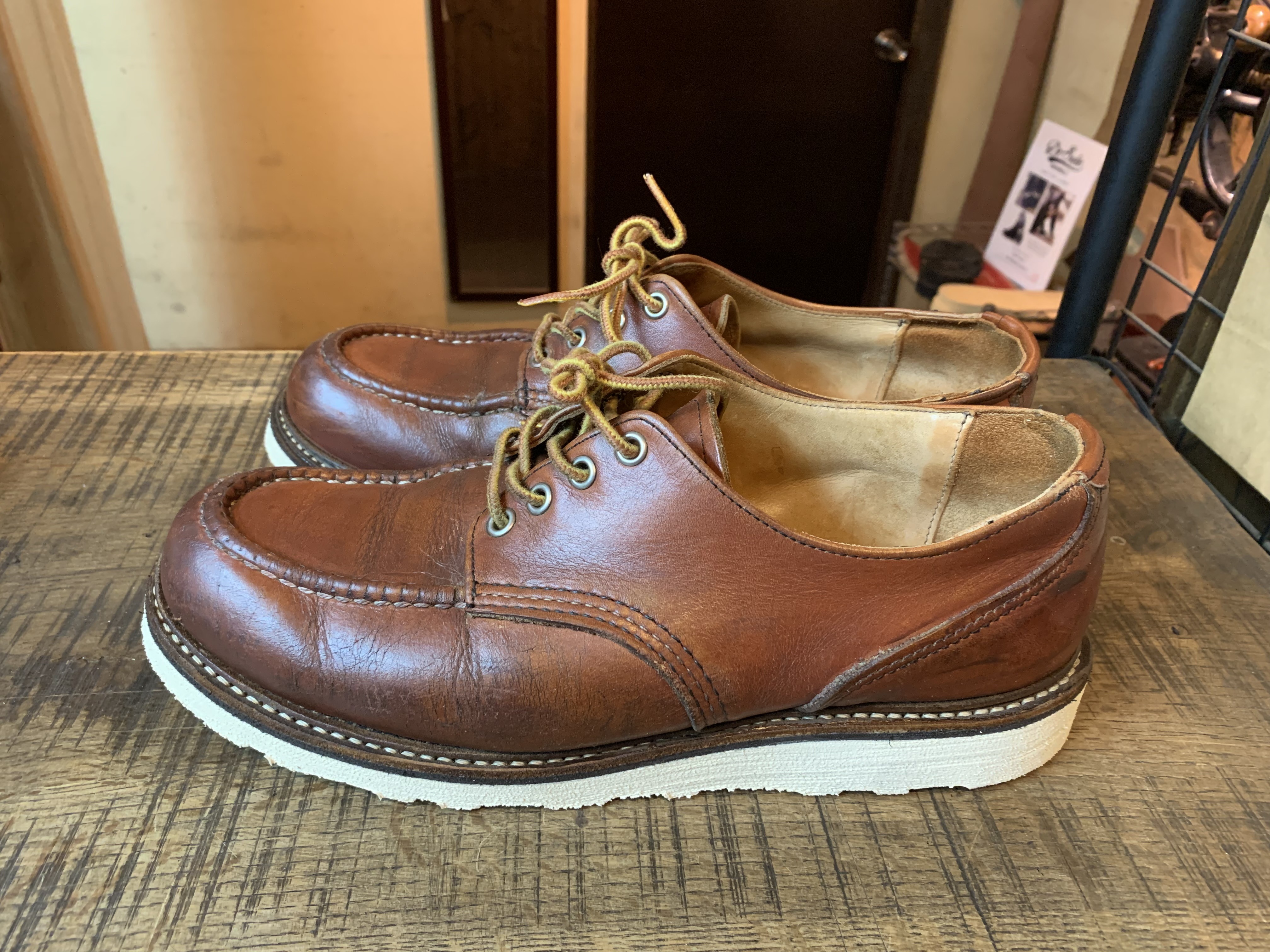 Redwing 8103 オックスフォードブーツ vibram#4014ソール交換 ウェルト