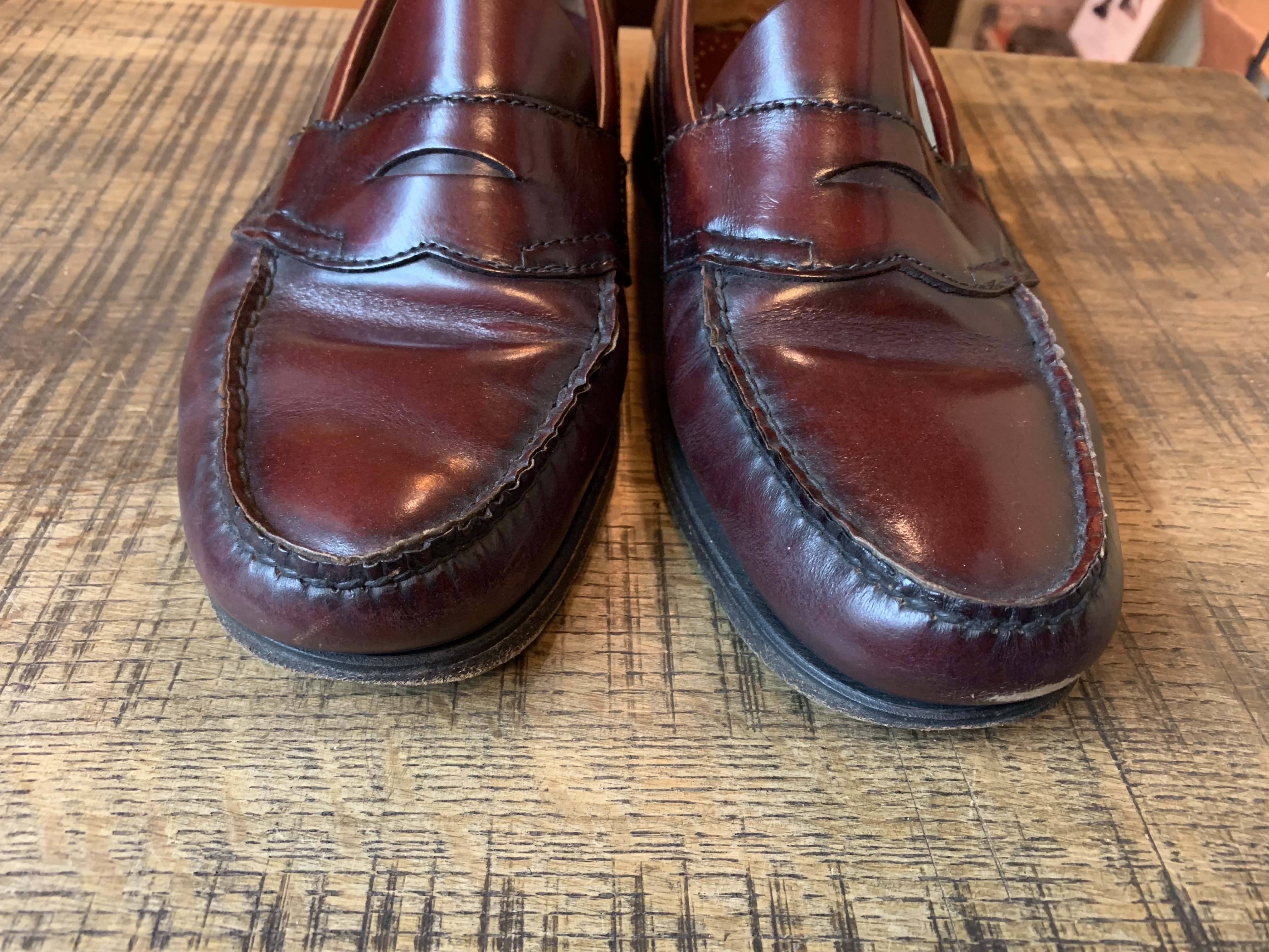 G.H.BASS コインローファー vibram#132ソール交換: ソールリペア