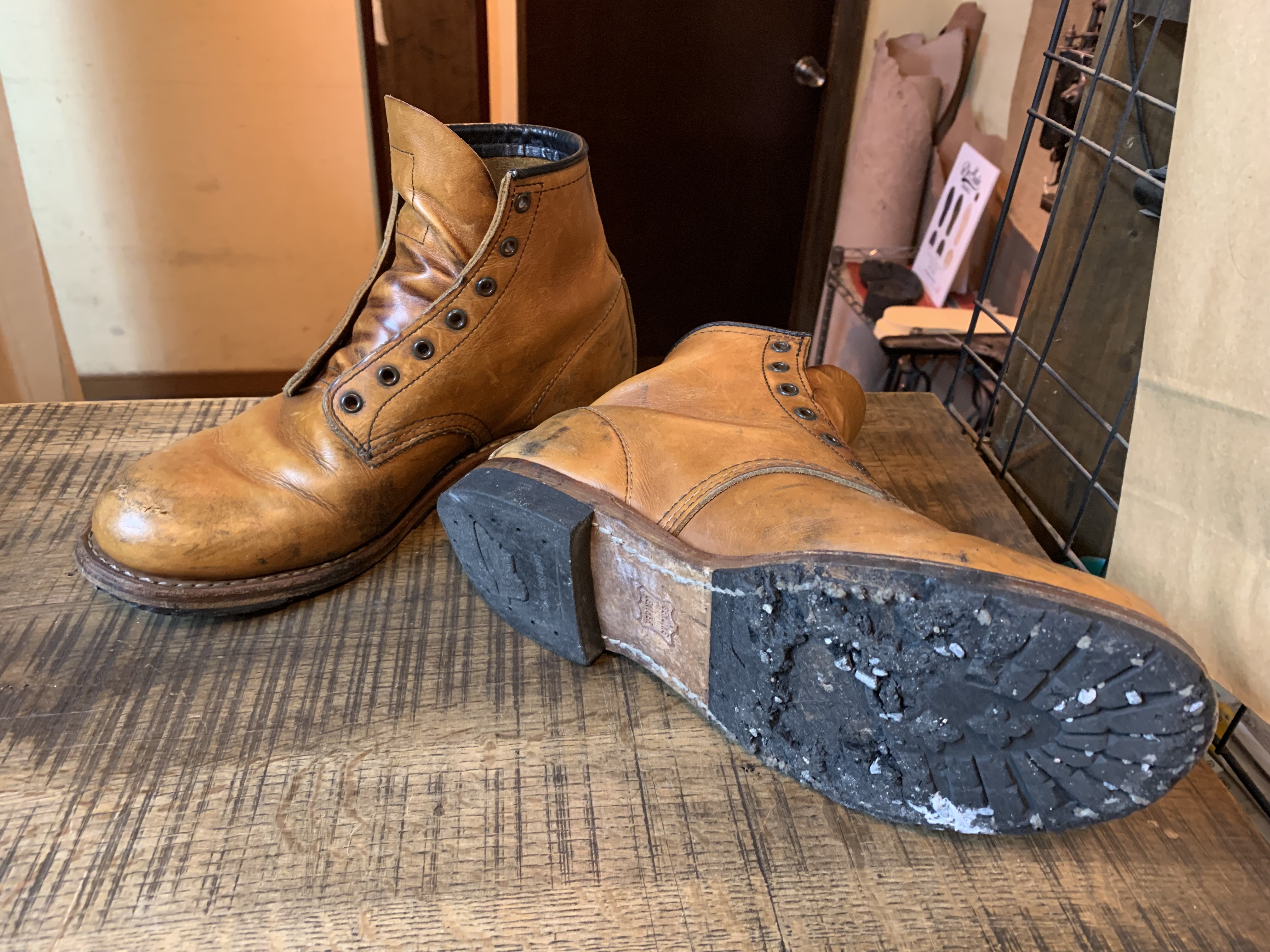 Redwing 9013 ベックマン ハーフソール交換: ソールリペア