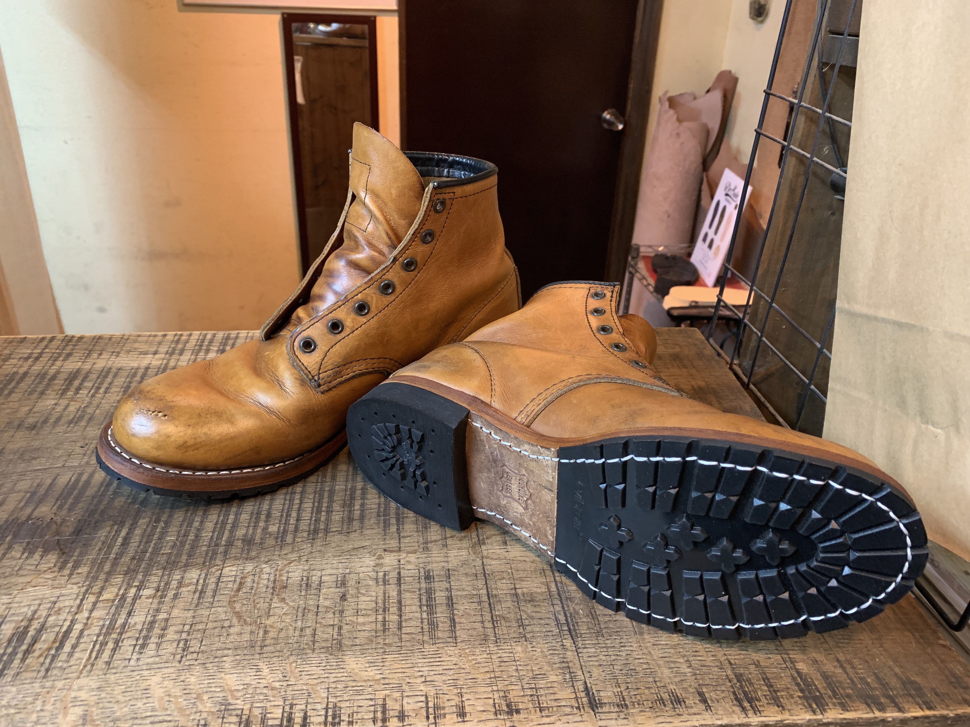 Redwing 9013 ベックマン ハーフソール交換: ソールリペア