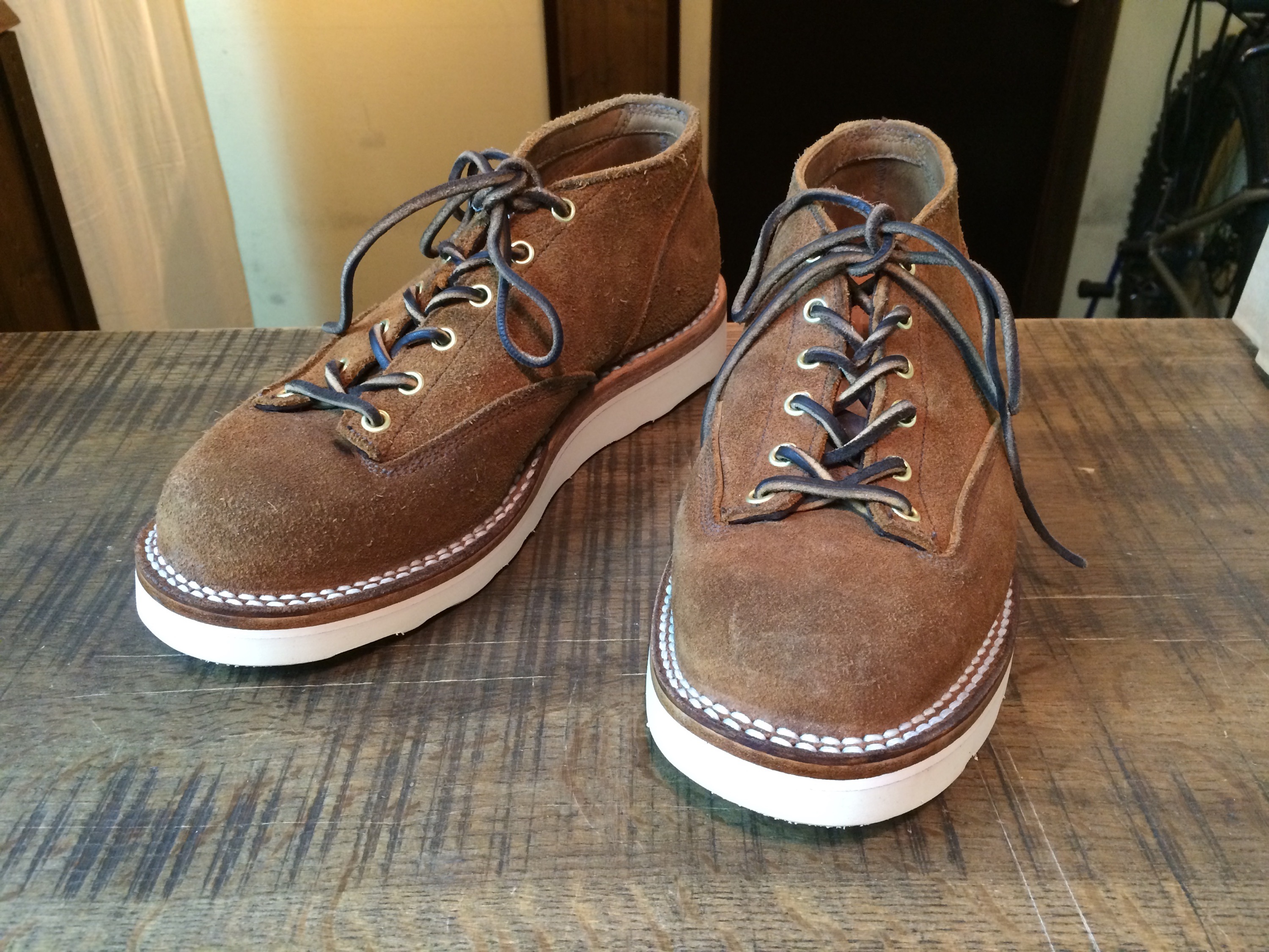 UK8 良品】VIBERG ヴァイバー オックスフォード ブラウン×クリーム - メルカリ