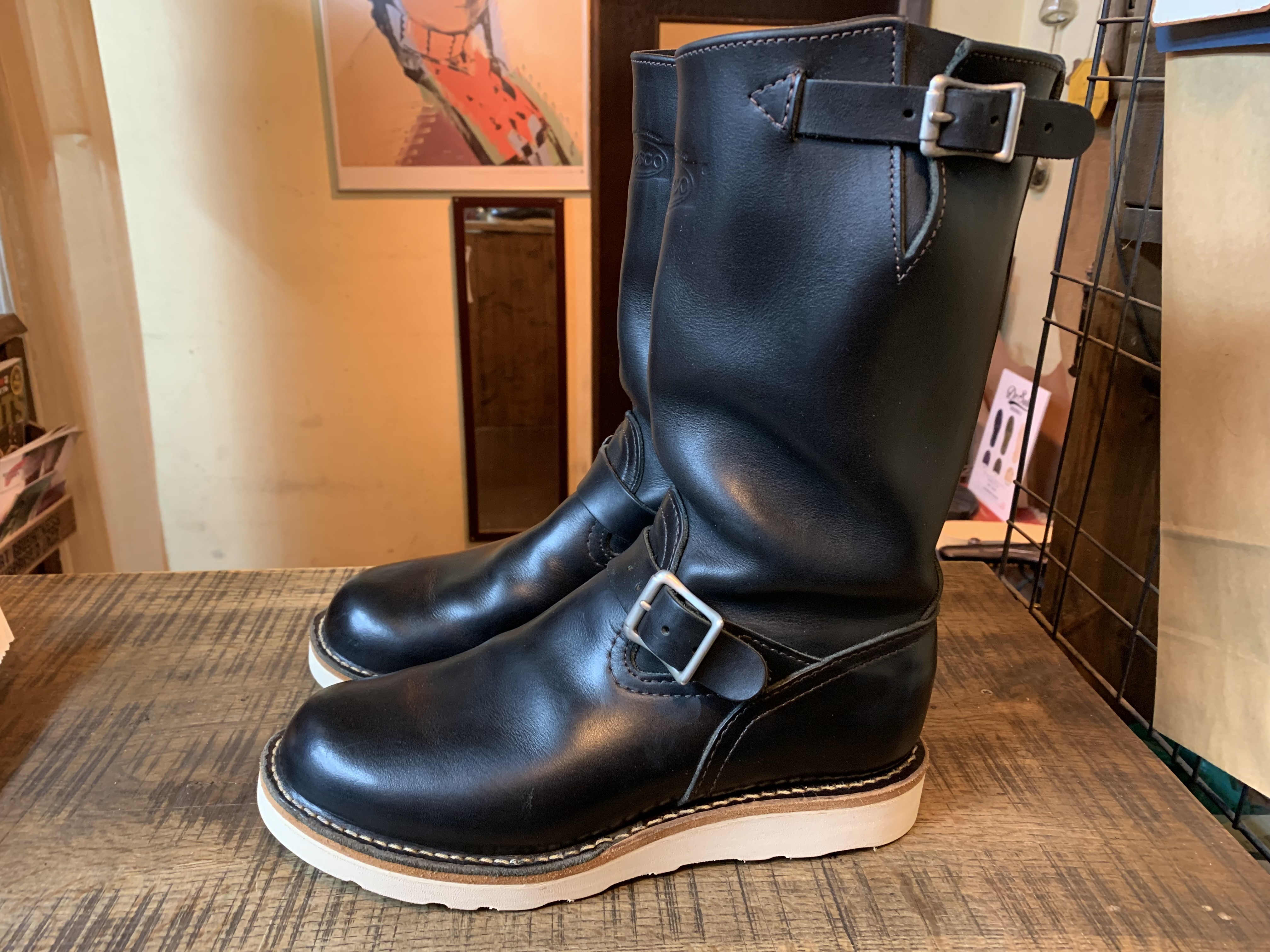 WESCO(ウエスコ) Boss エンジニアブーツ vibram#4014ソール交換