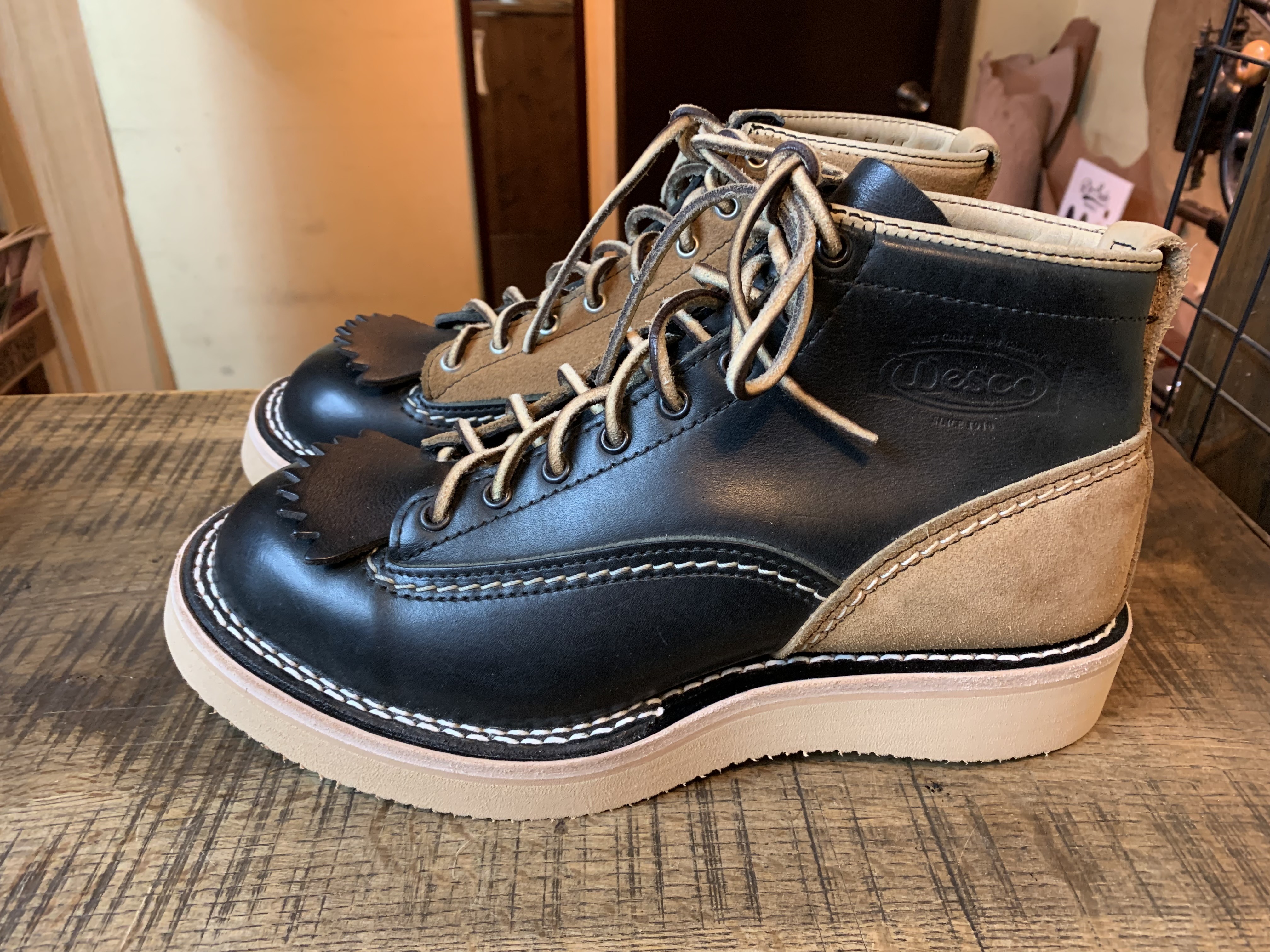 NEIGHBORHOOD × WESCO ジョブマスター カカト芯、vibram#2021 NEIGHBORHOOD × WESCO ジョブマスター カカト芯、vibram#2021