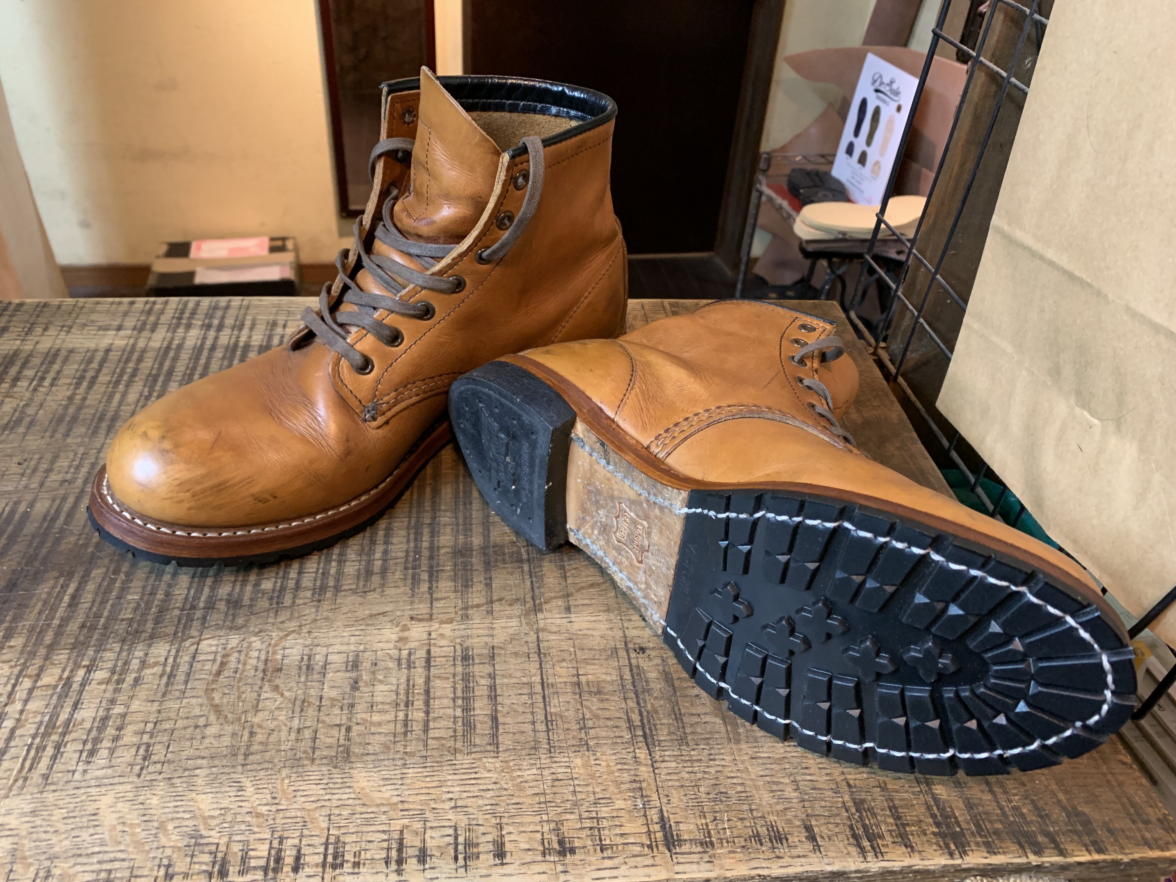 Redwing 9013 ベックマン ハーフソール交換: ソールリペア
