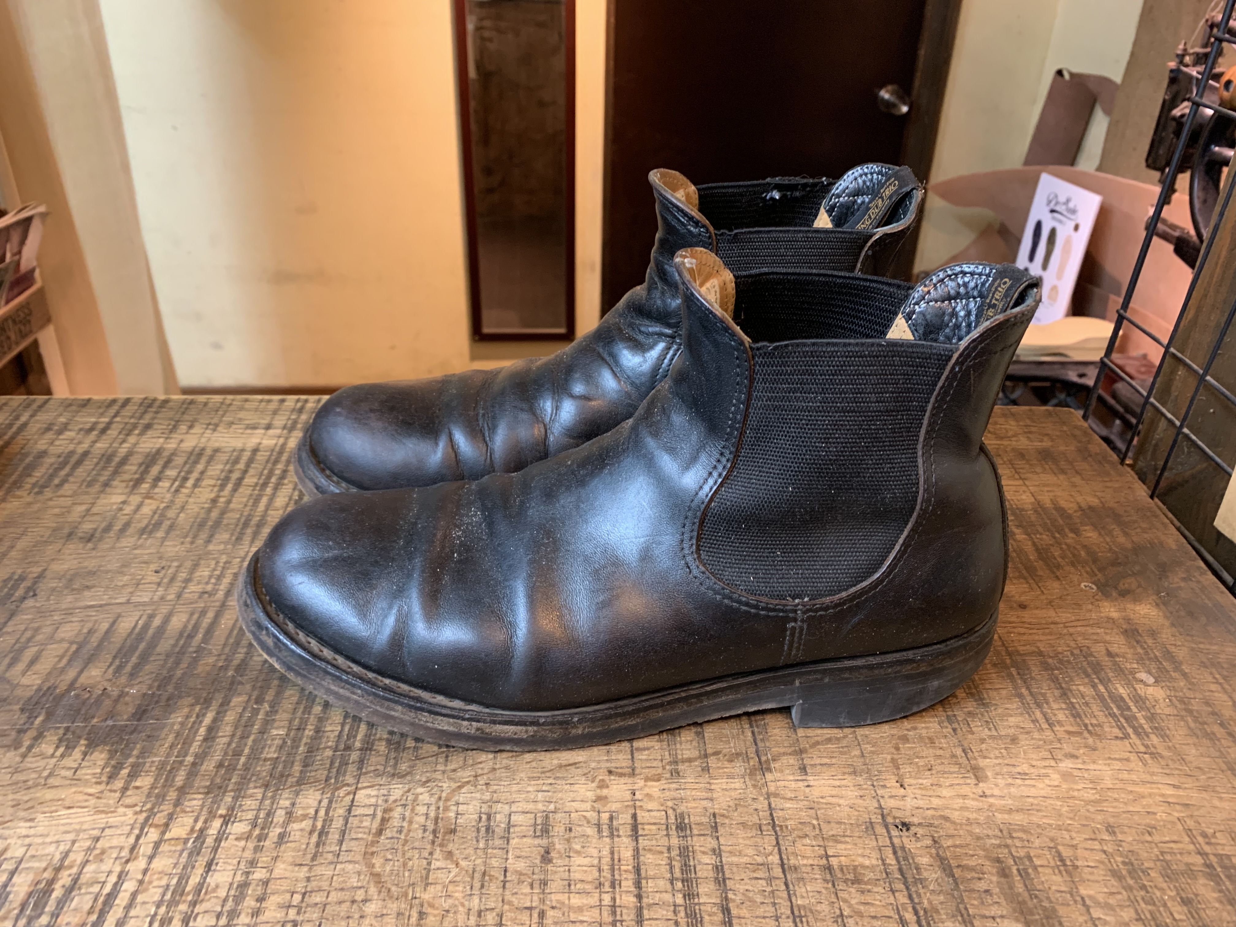 ROLLING DUB TRIO STAN サイドゴアブーツ Dr.sole交換: ソールリペア