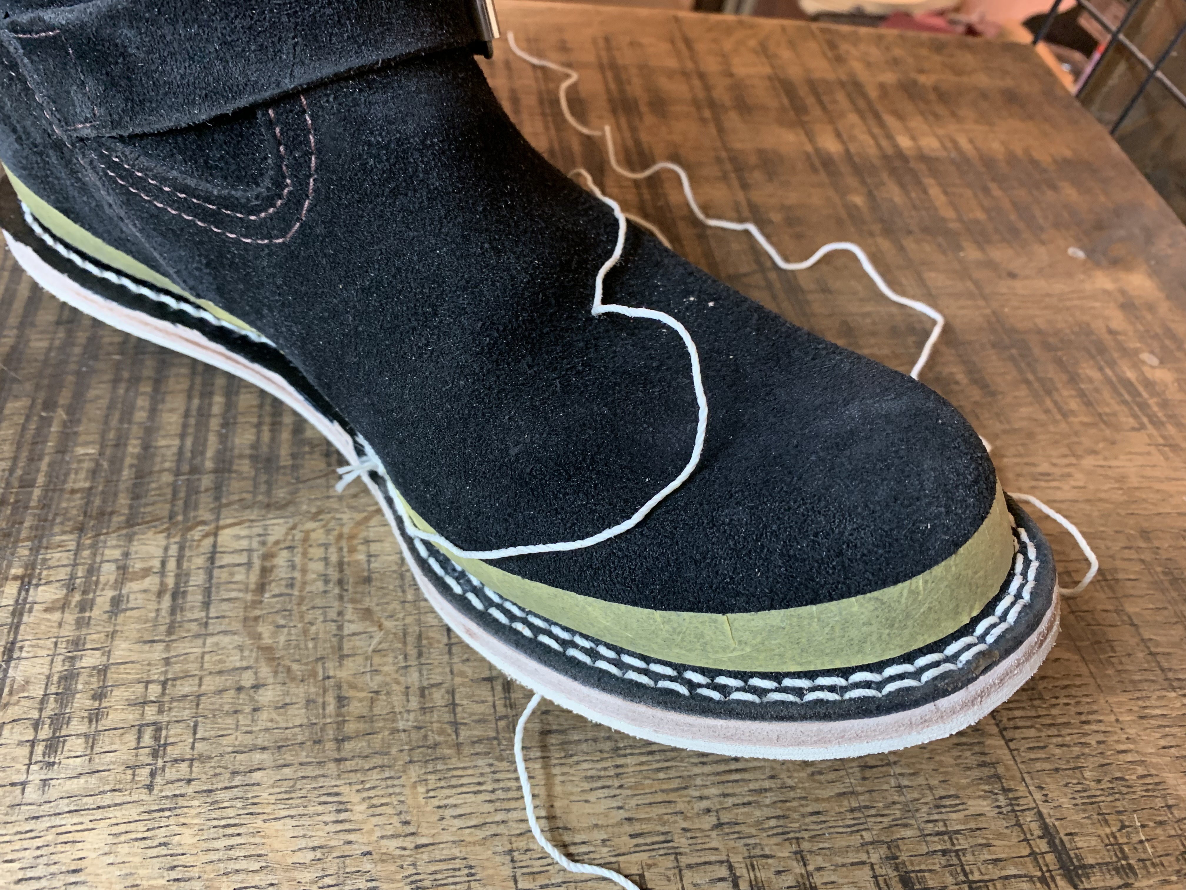 Wesco(ウエスコ) BOSS ステッチ修正 vibram#1010ソール交換