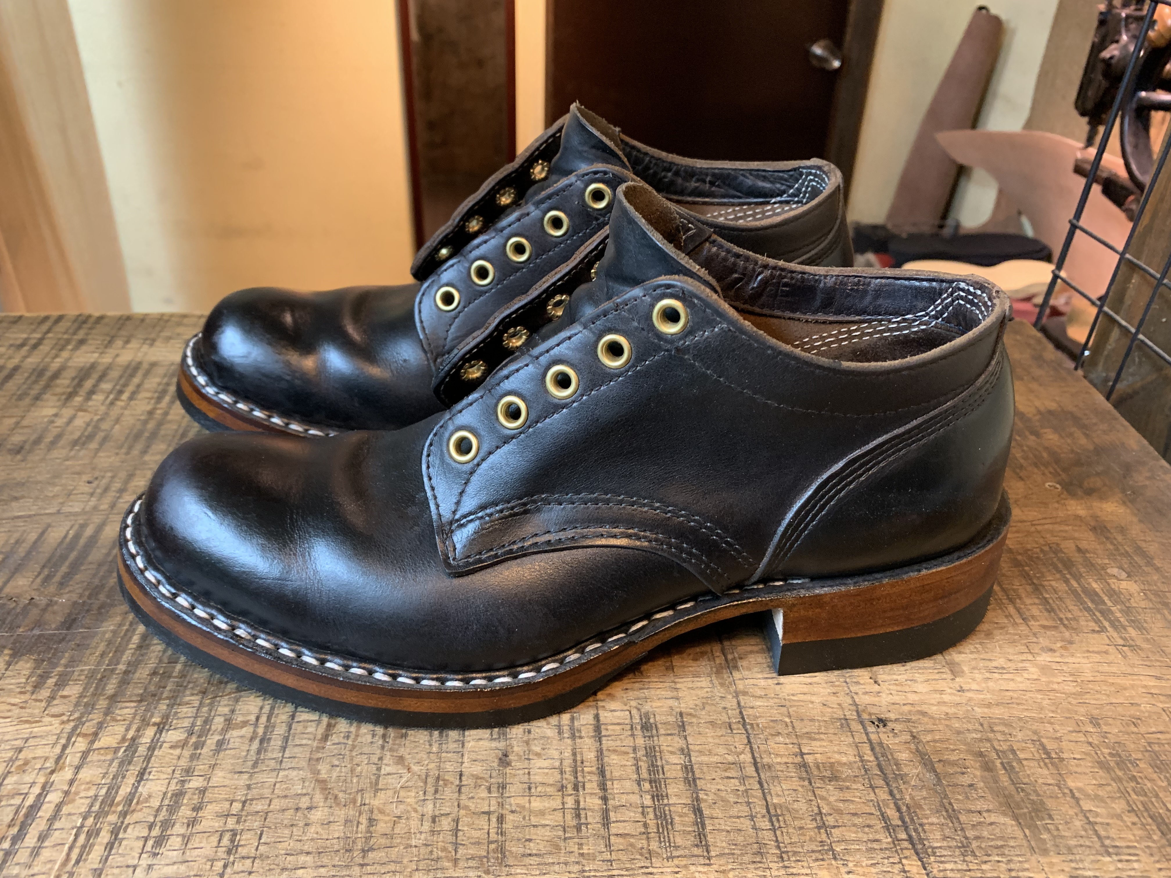 White's (ホワイツ) オックスフォード vibram430ハーフ ソール交換