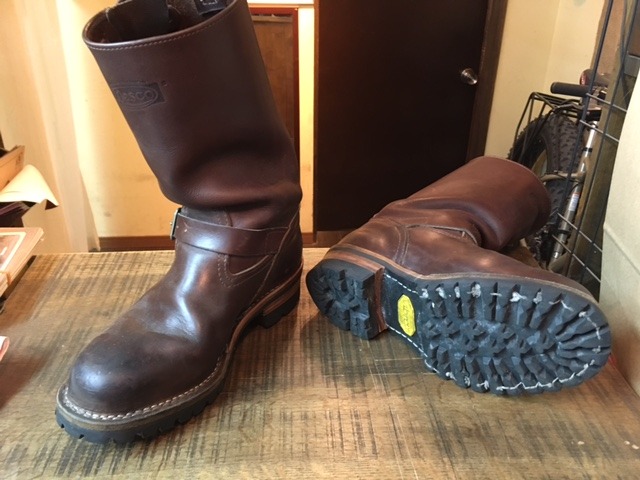 Wesco(ウエスコ) Boss vibram#100ハニー＆トゥキャップ カスタム