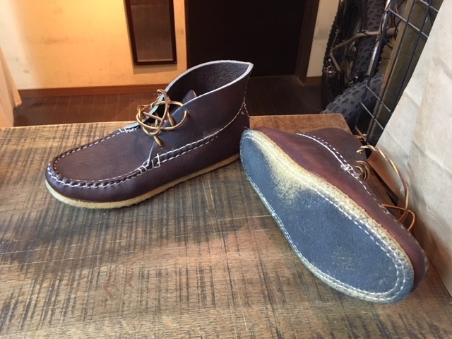 ARROW MOCCASIN（アローモカシン）Vibram#232(ハニー) ソールカスタム