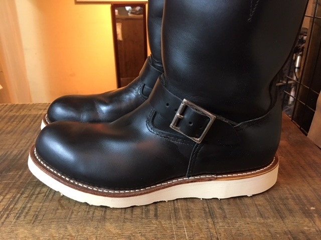 REDWING エンジニアブーツ スチール抜き Vibram#4014ソールカスタム